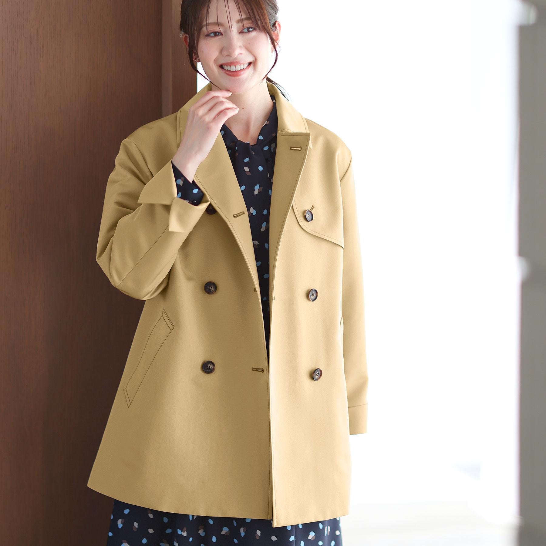 リフレクト Reflect 【オン・オフ着回しやすい◎】ダブルブレストジャケット （グレージュ(050)） グレージュ(050)