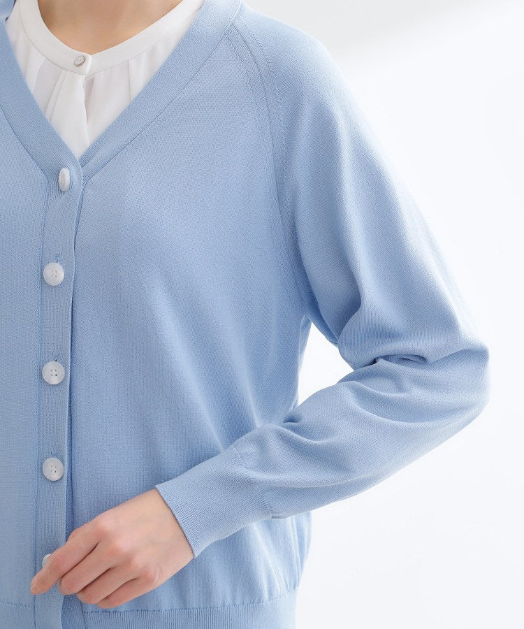 リフレクト Reflect ハイゲージVネックカーディガン （ネイビー(094)） ネイビー(094)