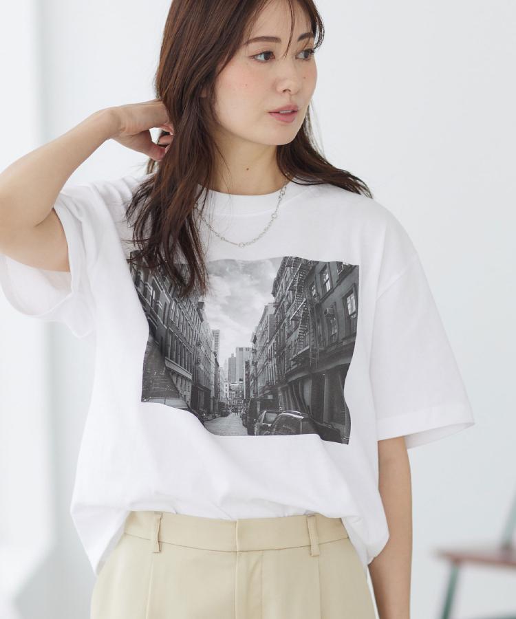 リフレクト Reflect 【STAR＆STRIPE】フォトTシャツ （オフホワイト(003)） オフホワイト(003)