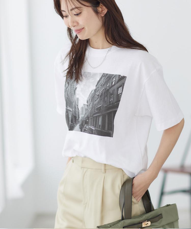 リフレクト Reflect 【STAR＆STRIPE】フォトTシャツ （オフホワイト(003)） オフホワイト(003)