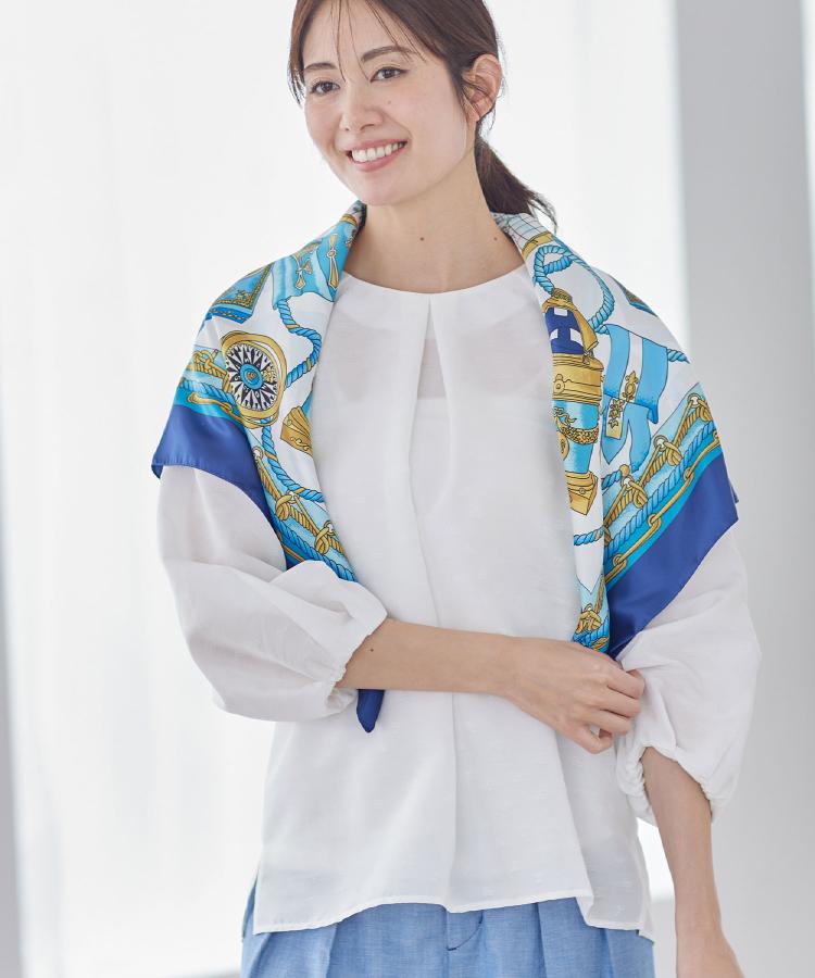 リフレクト Reflect 大判スクエアスカーフ （ブラウン(243)） ブラウン(243)