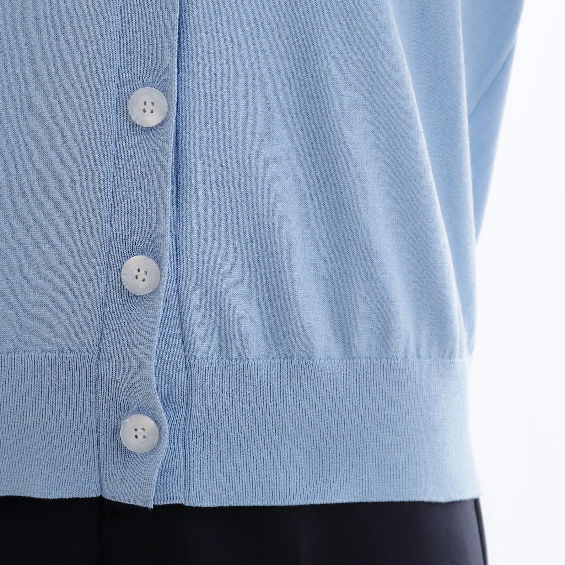 リフレクト Reflect ハイゲージVネックカーディガン （オフホワイト(003)） オフホワイト(003)