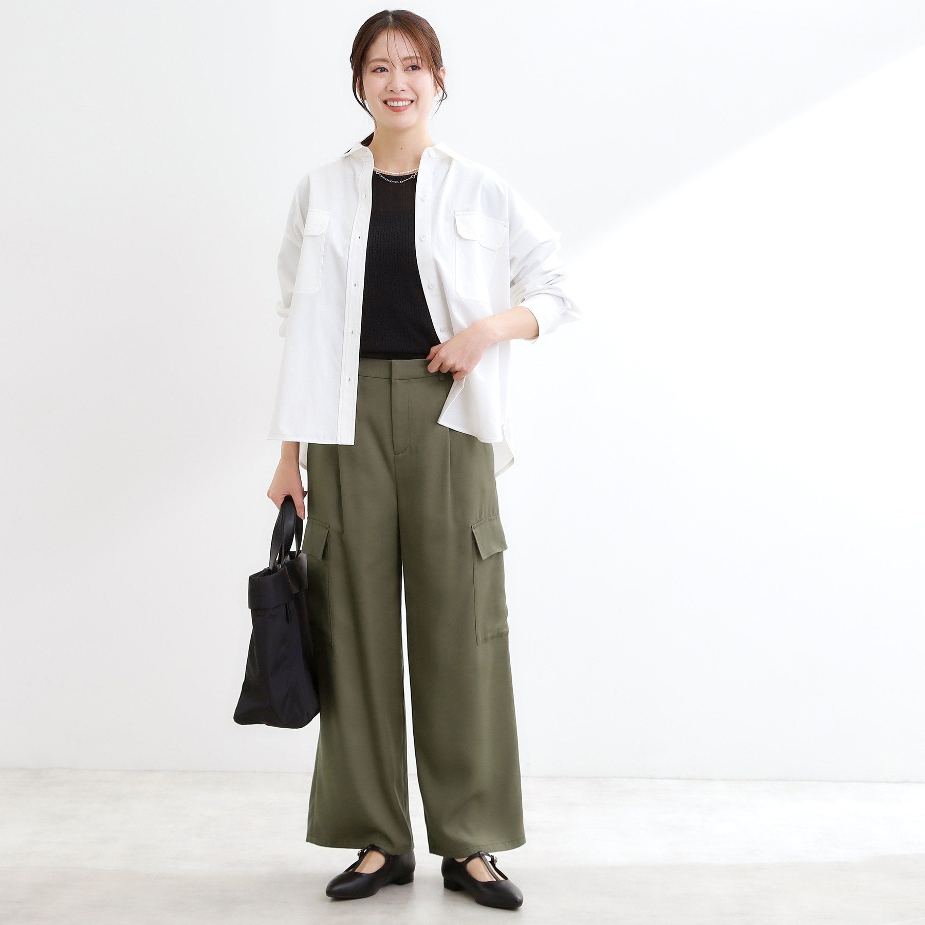 リフレクト Reflect 【羽織にも◎】ダンガリーシャツ （ブルー(093)） ブルー(093)