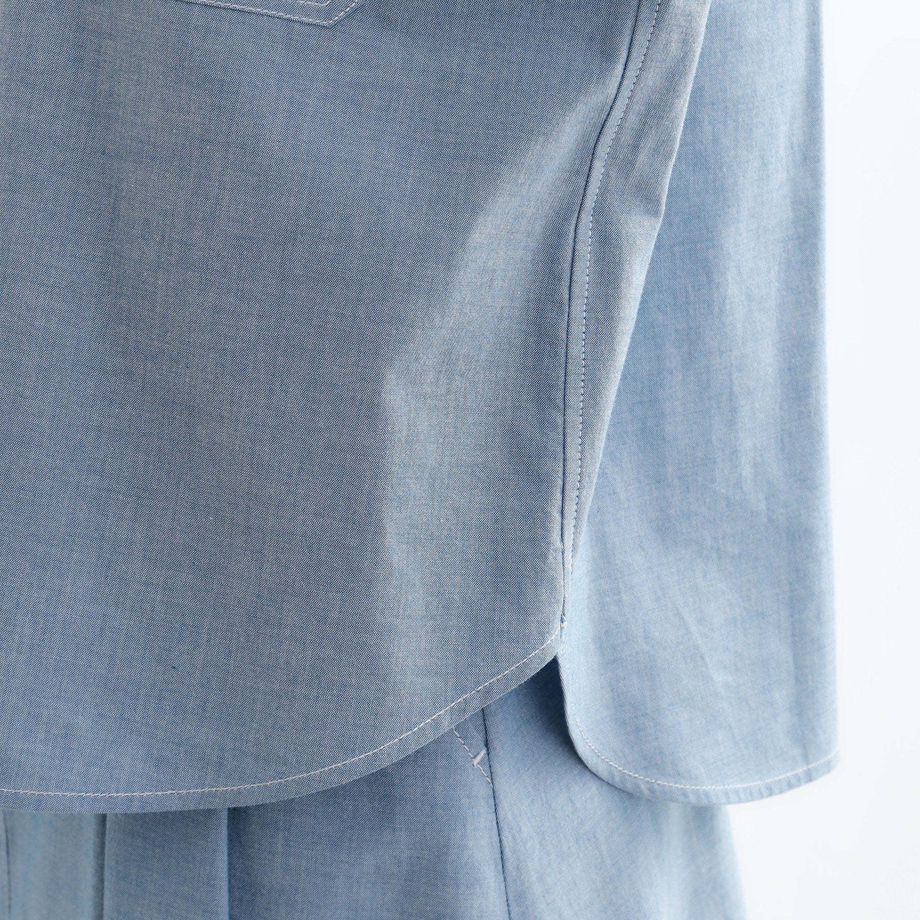 リフレクト Reflect 【羽織にも◎】ダンガリーシャツ （ブルー(093)） ブルー(093)