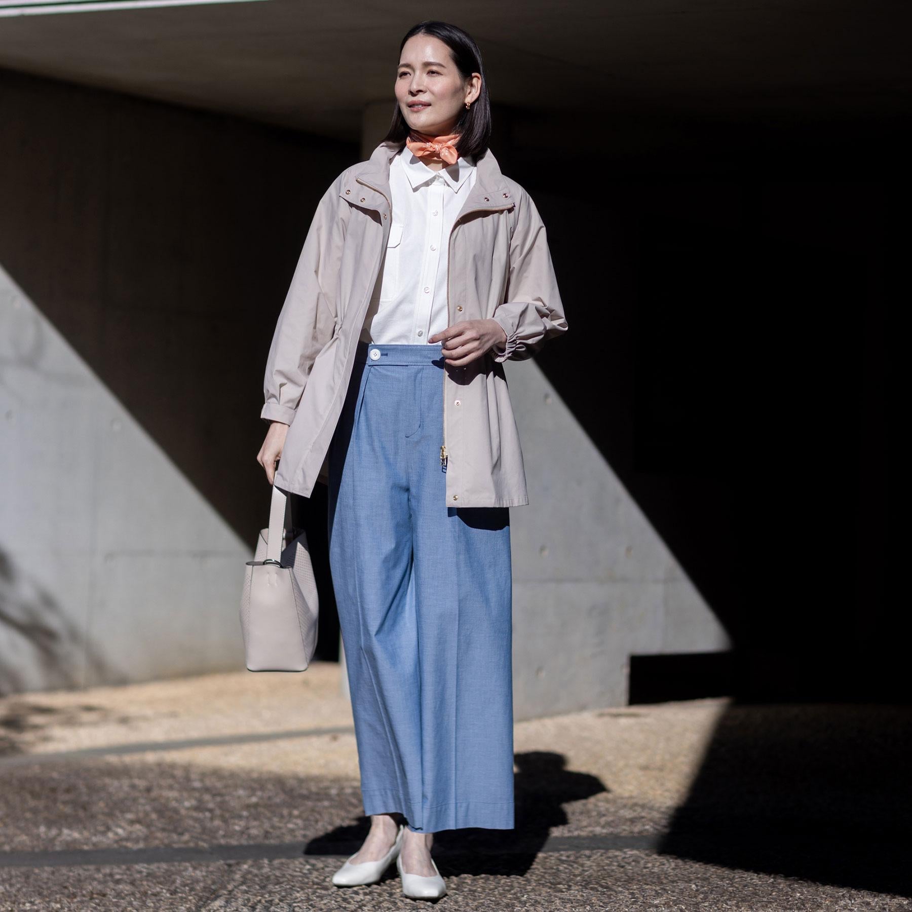 リフレクト Reflect 【羽織にも◎】ダンガリーシャツ （ブルー(093)） ブルー(093)