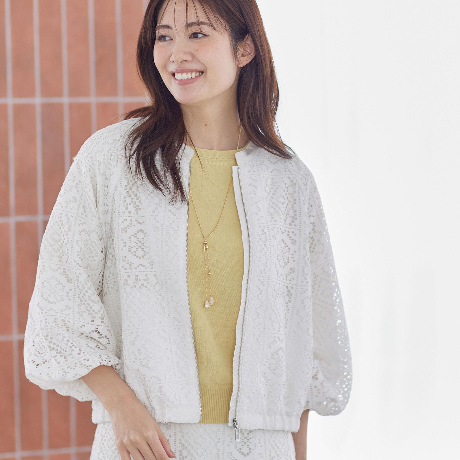 リフレクト Reflect 【セットアップ可】ジップアップレースショートブルゾン （ネイビー(094)） ネイビー(094)