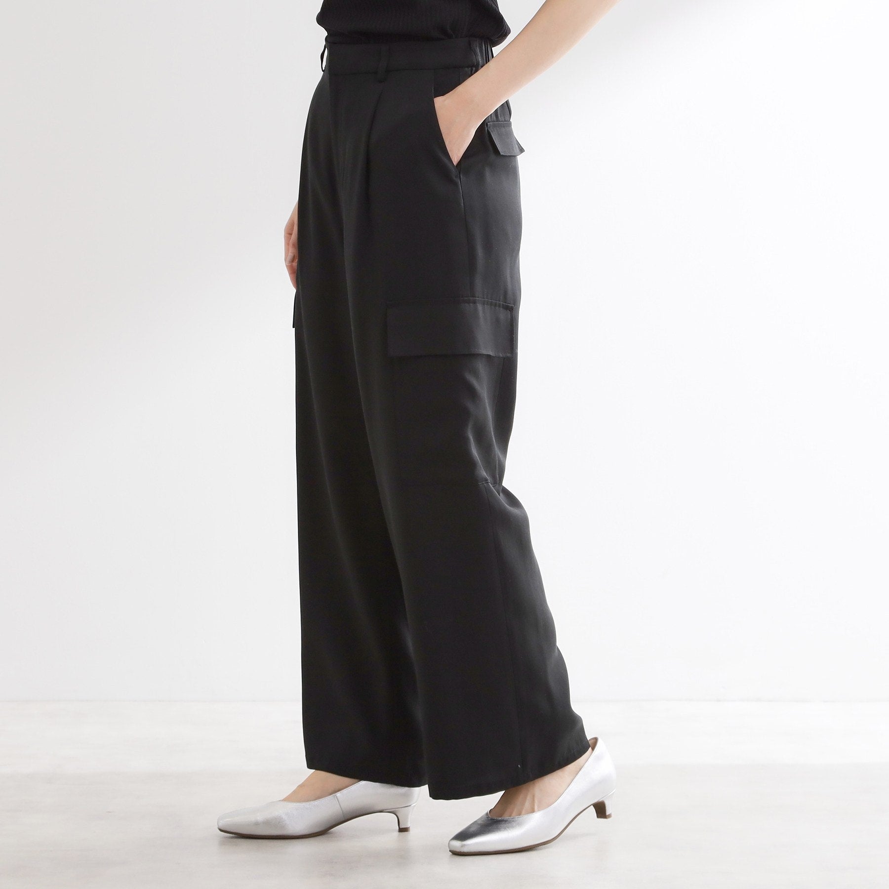 リフレクト Reflect ストレートワイドカーゴパンツ （オリーブグリーン(026)） オリーブグリーン(026)