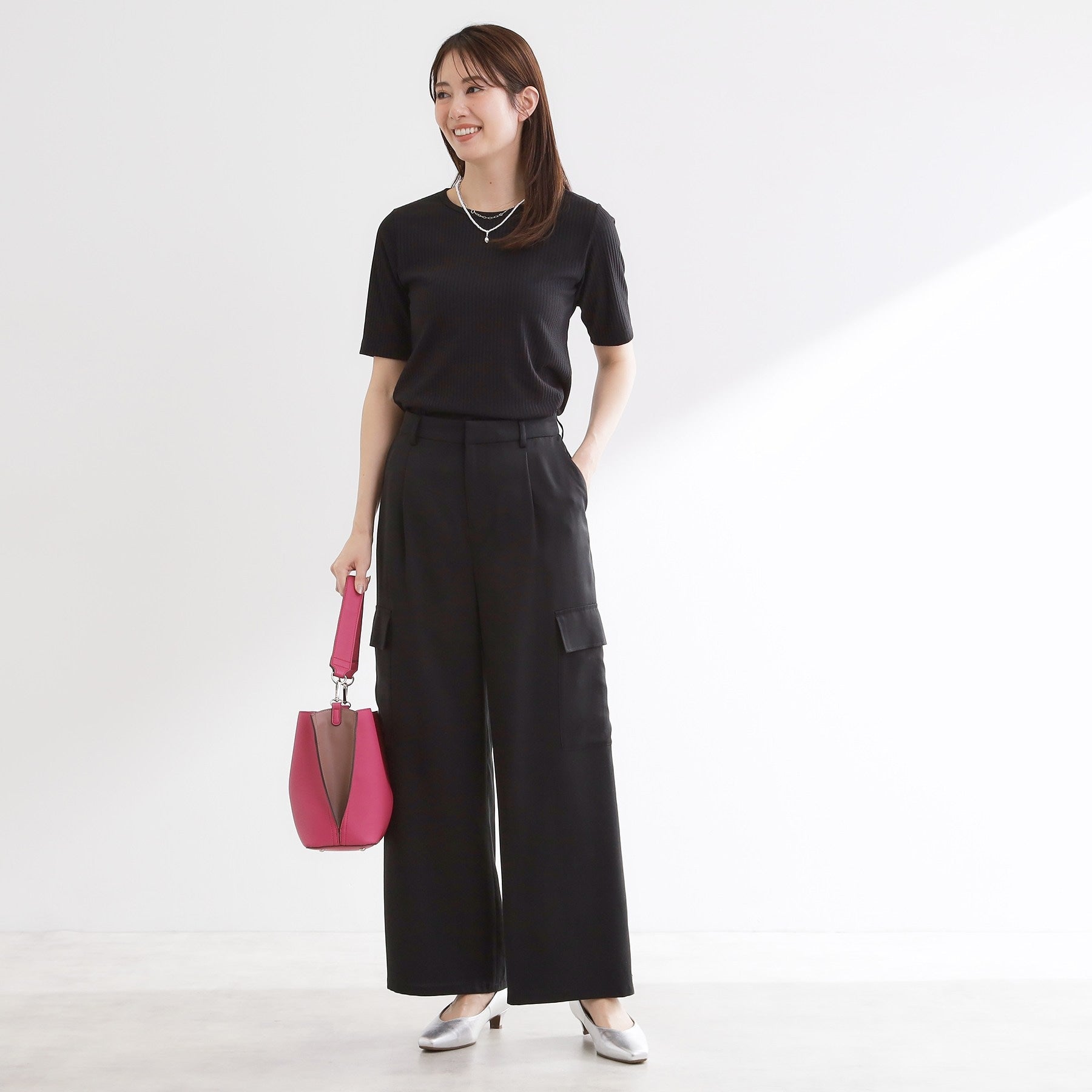 リフレクト Reflect ストレートワイドカーゴパンツ （オリーブグリーン(026)） オリーブグリーン(026)