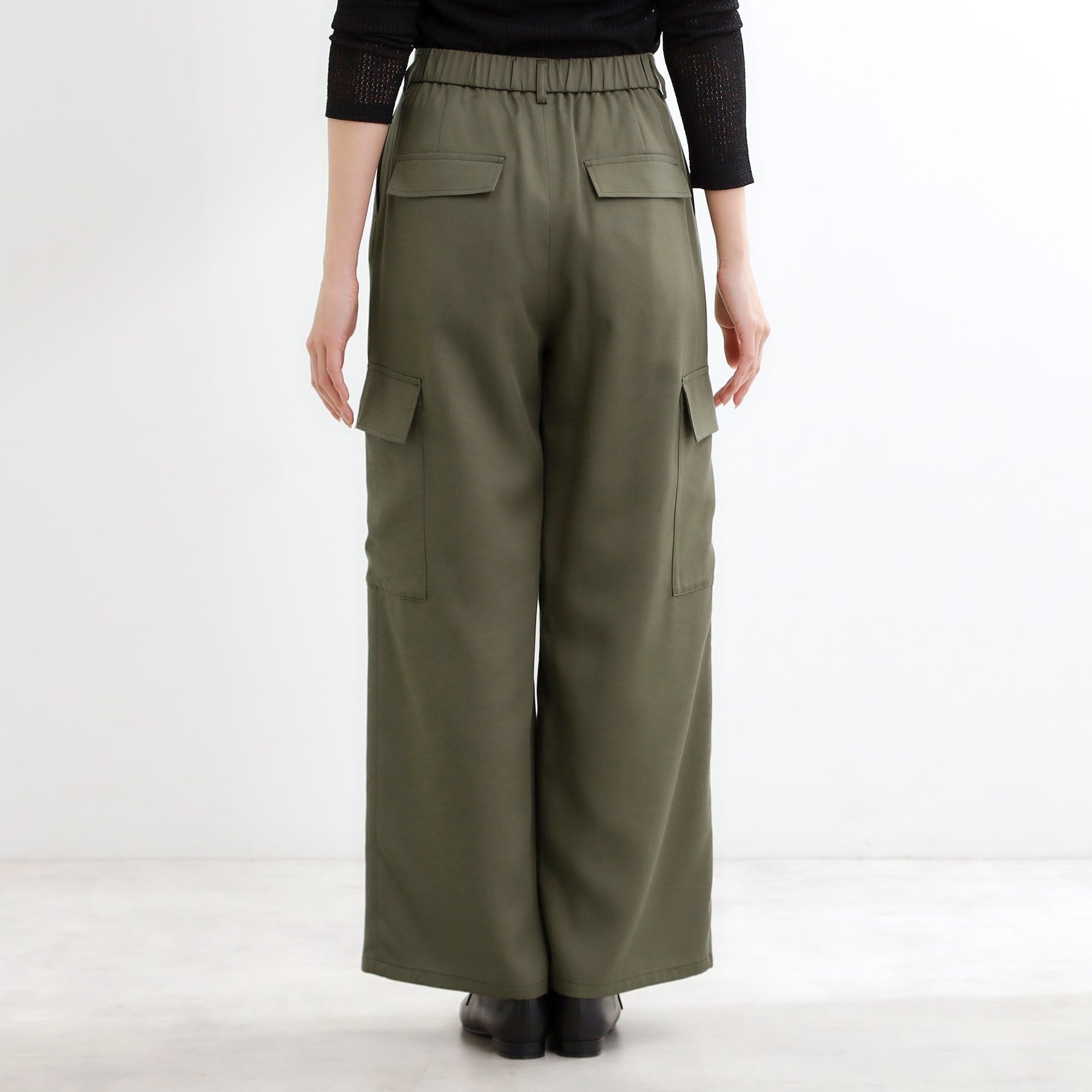 リフレクト Reflect ストレートワイドカーゴパンツ （オリーブグリーン(026)） オリーブグリーン(026)