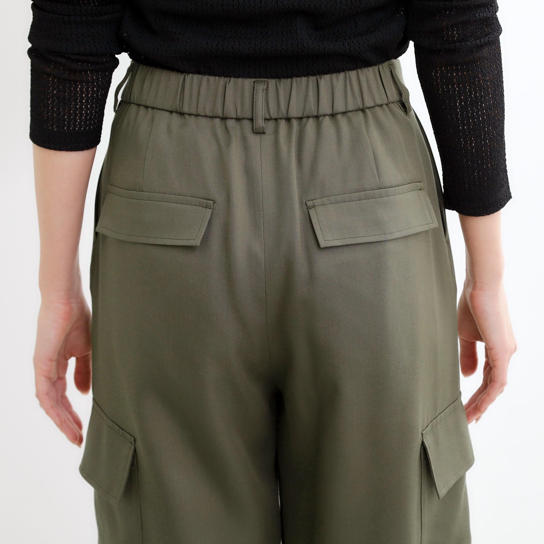 リフレクト Reflect ストレートワイドカーゴパンツ （オリーブグリーン(026)） オリーブグリーン(026)