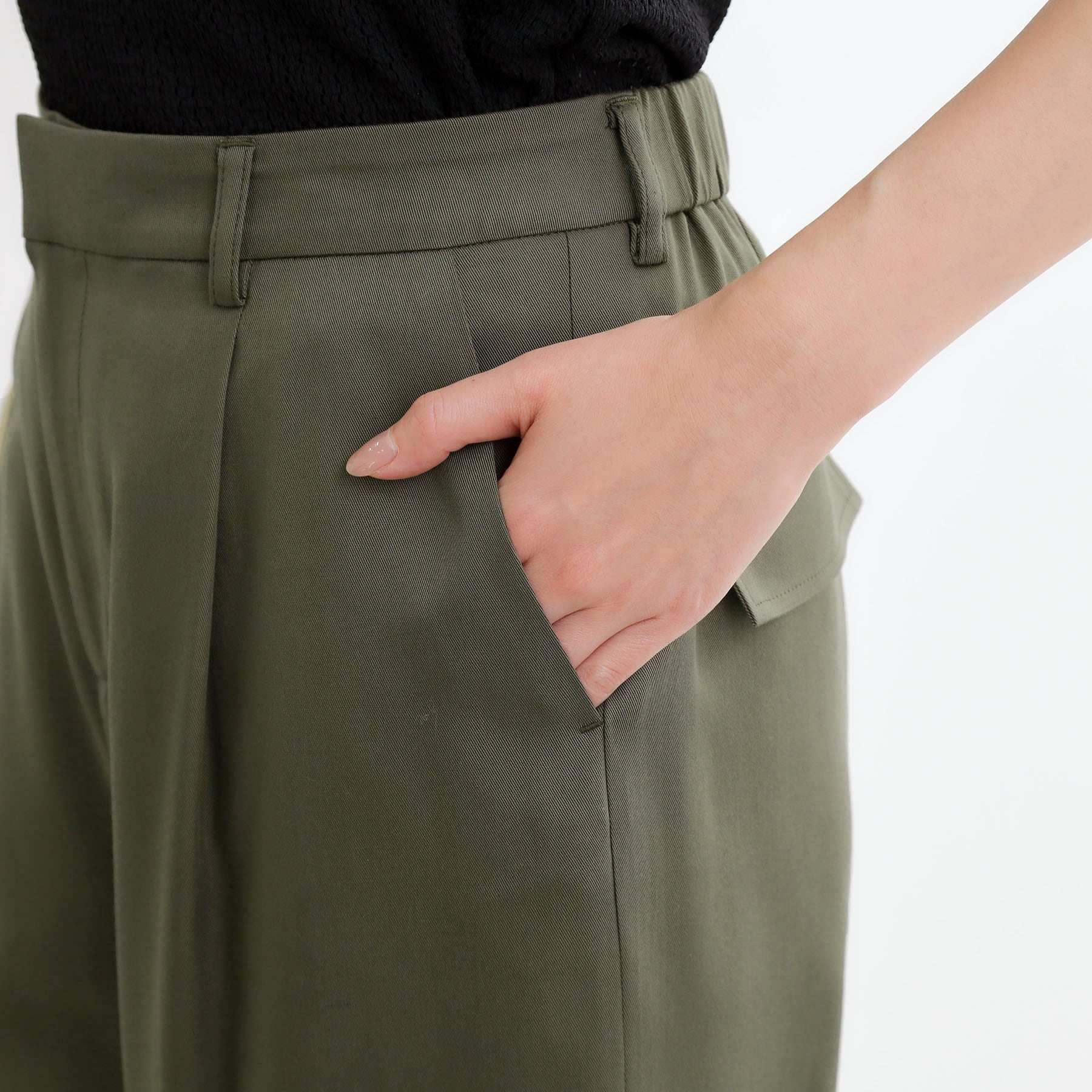 リフレクト Reflect ストレートワイドカーゴパンツ （オリーブグリーン(026)） オリーブグリーン(026)