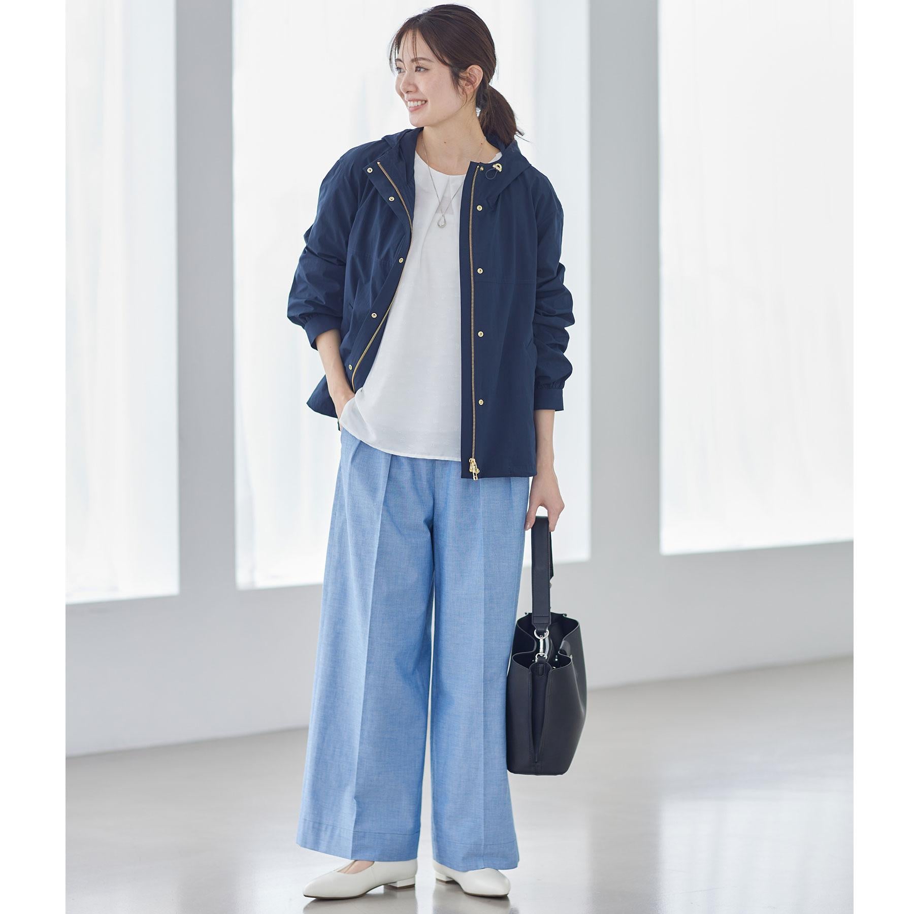 リフレクト Reflect ダンガリーワイドパンツ （ブルー(093)） ブルー(093)