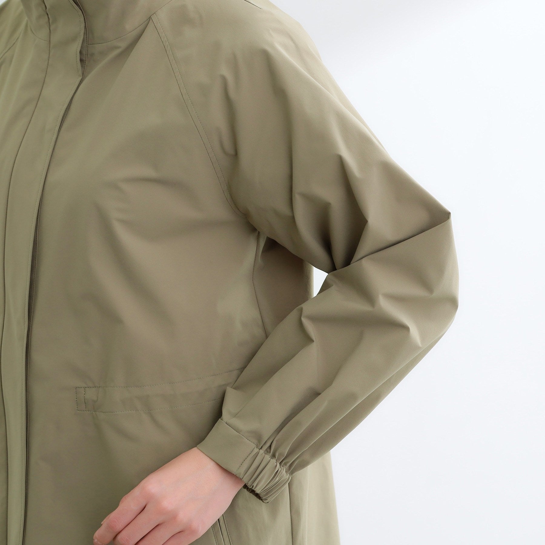 リフレクト Reflect ストレッチタフタミドル丈パーカー （ライトベージュ(051)） ライトベージュ(051)