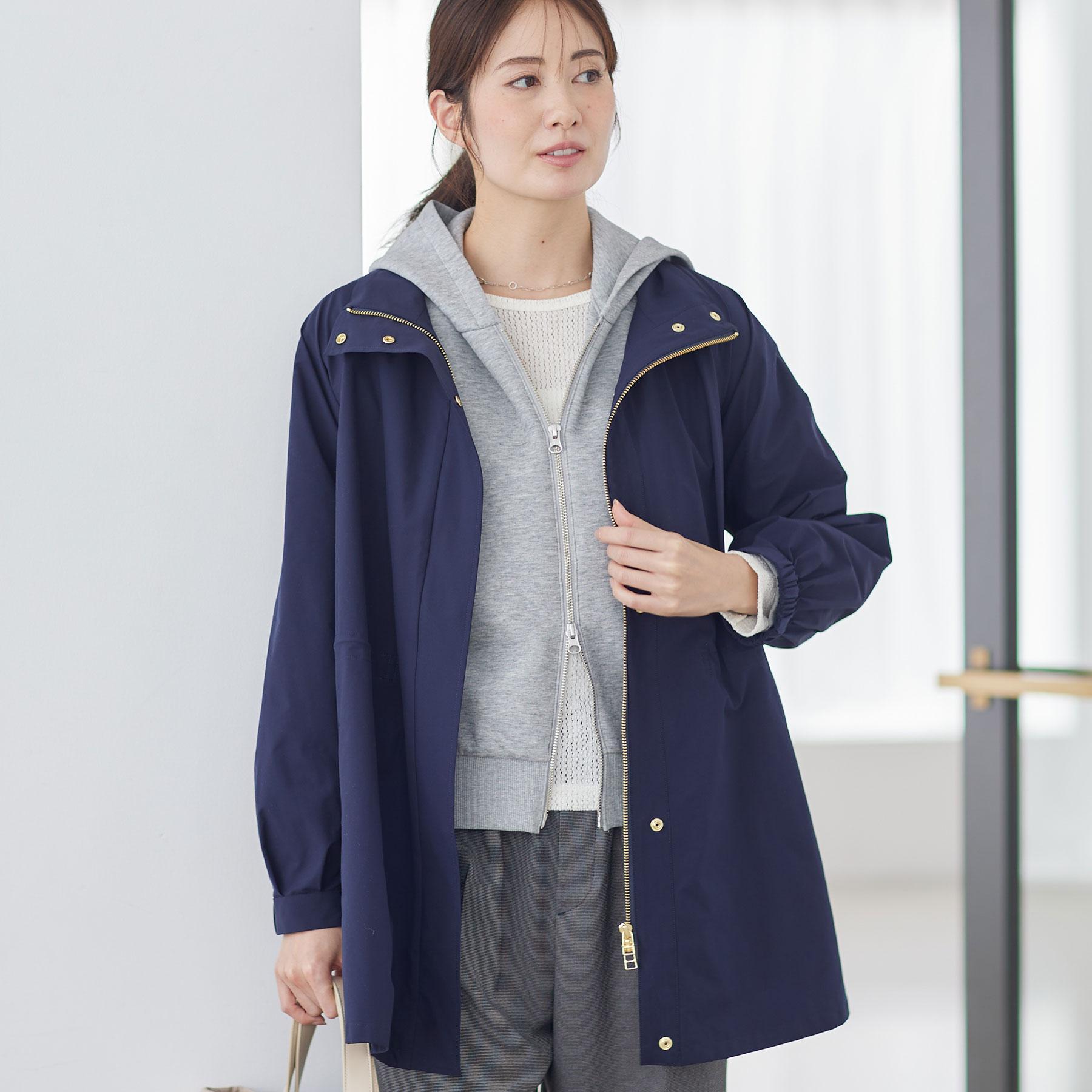 リフレクト Reflect ストレッチタフタミドル丈パーカー （ライトベージュ(051)） ライトベージュ(051)