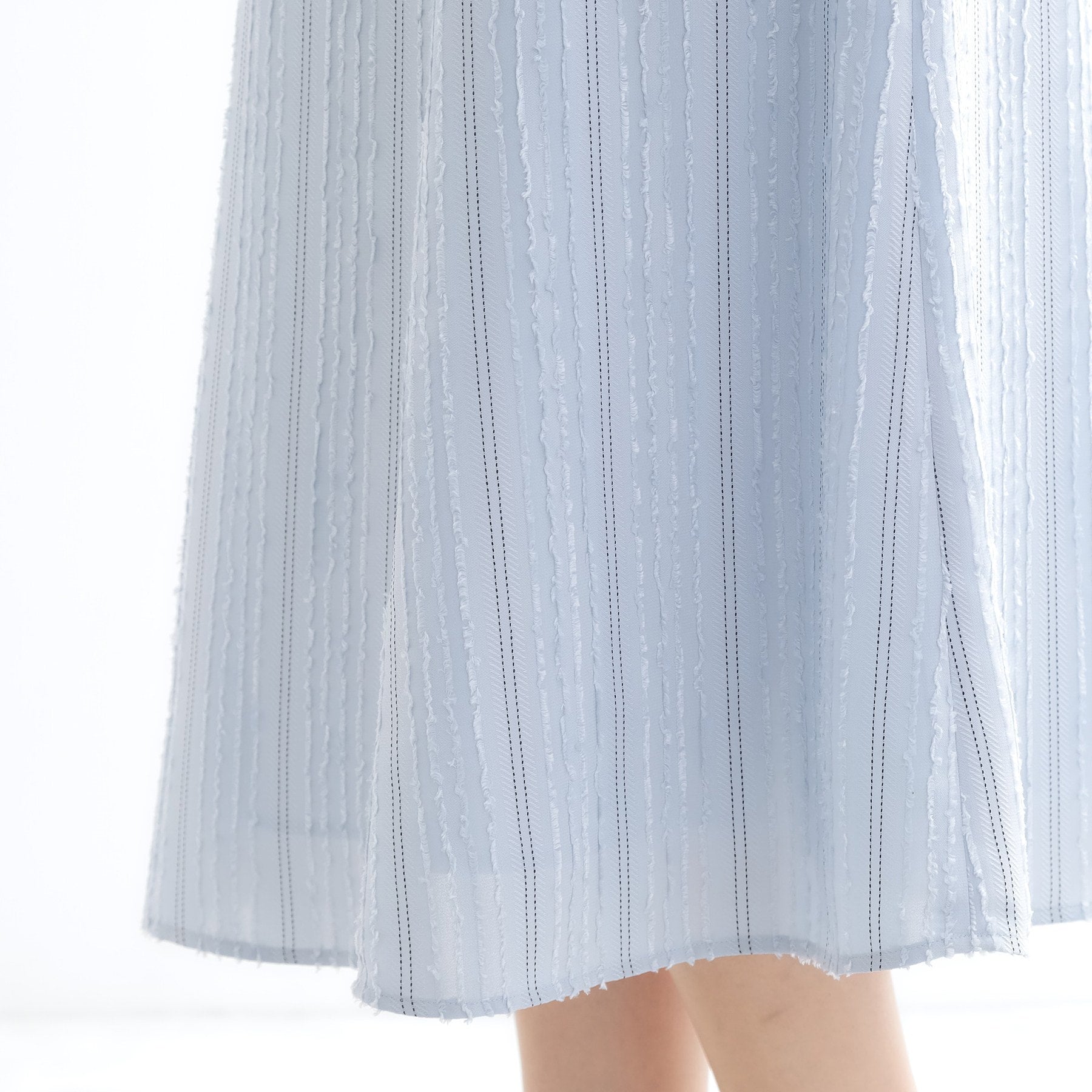 リフレクト Reflect 【セットアップ可】ストライプ柄ジャカードスカート （ネイビー(394)） ネイビー(394)