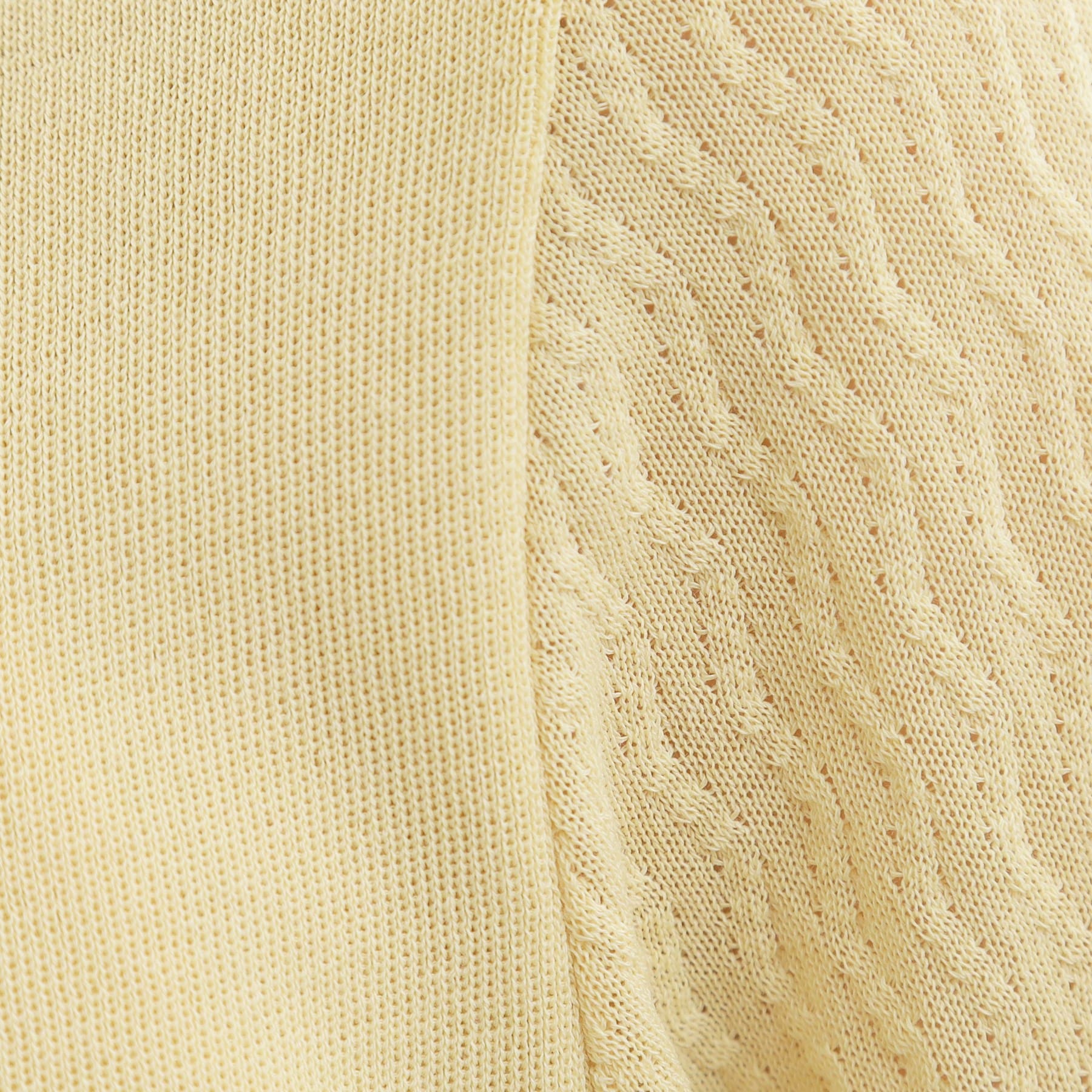 リフレクト Reflect 透かしスリーブデザインハイゲージニット （オフホワイト(003)） オフホワイト(003)