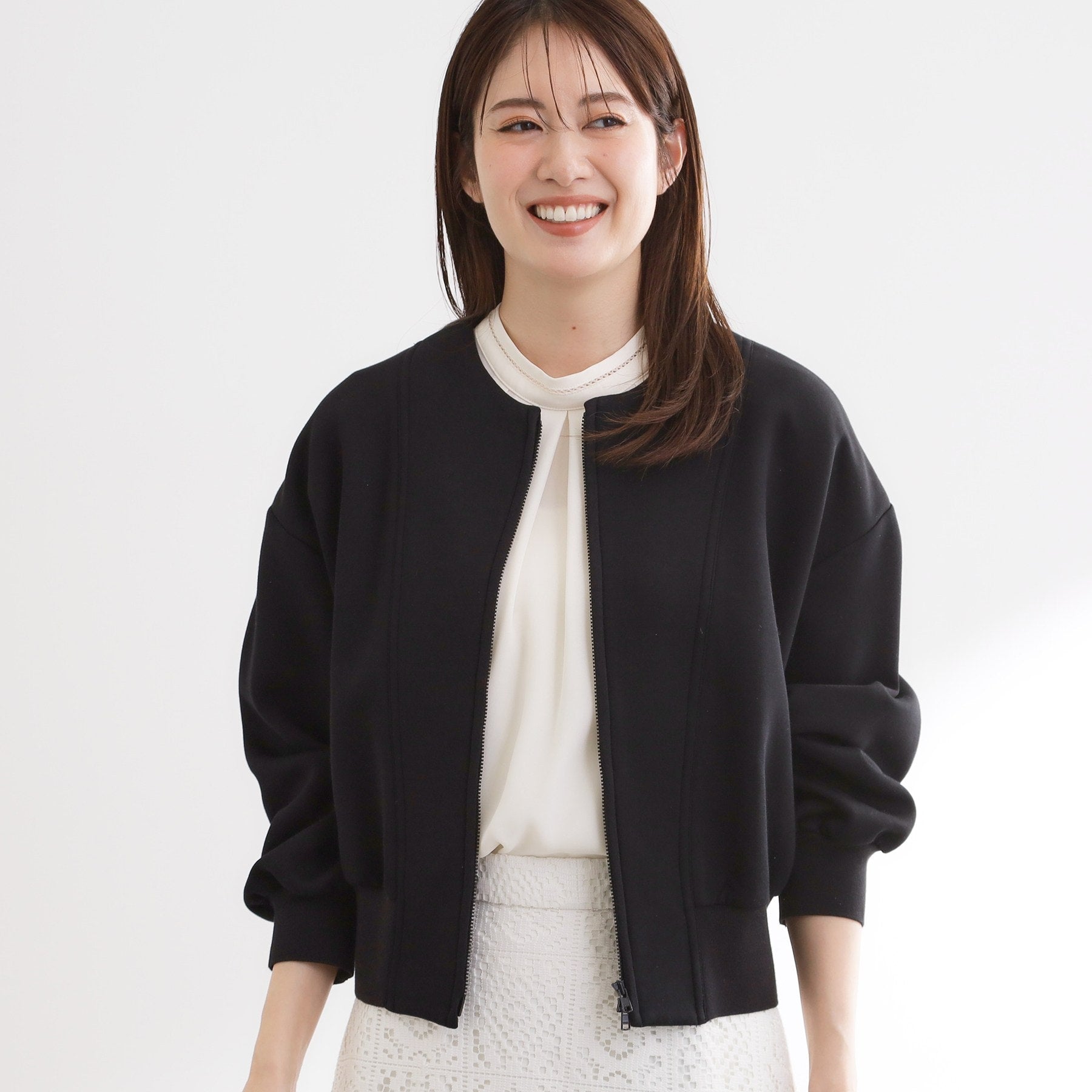 リフレクト Reflect ダブルジップライトブルゾン （ブラック(019)） ブラック(019)