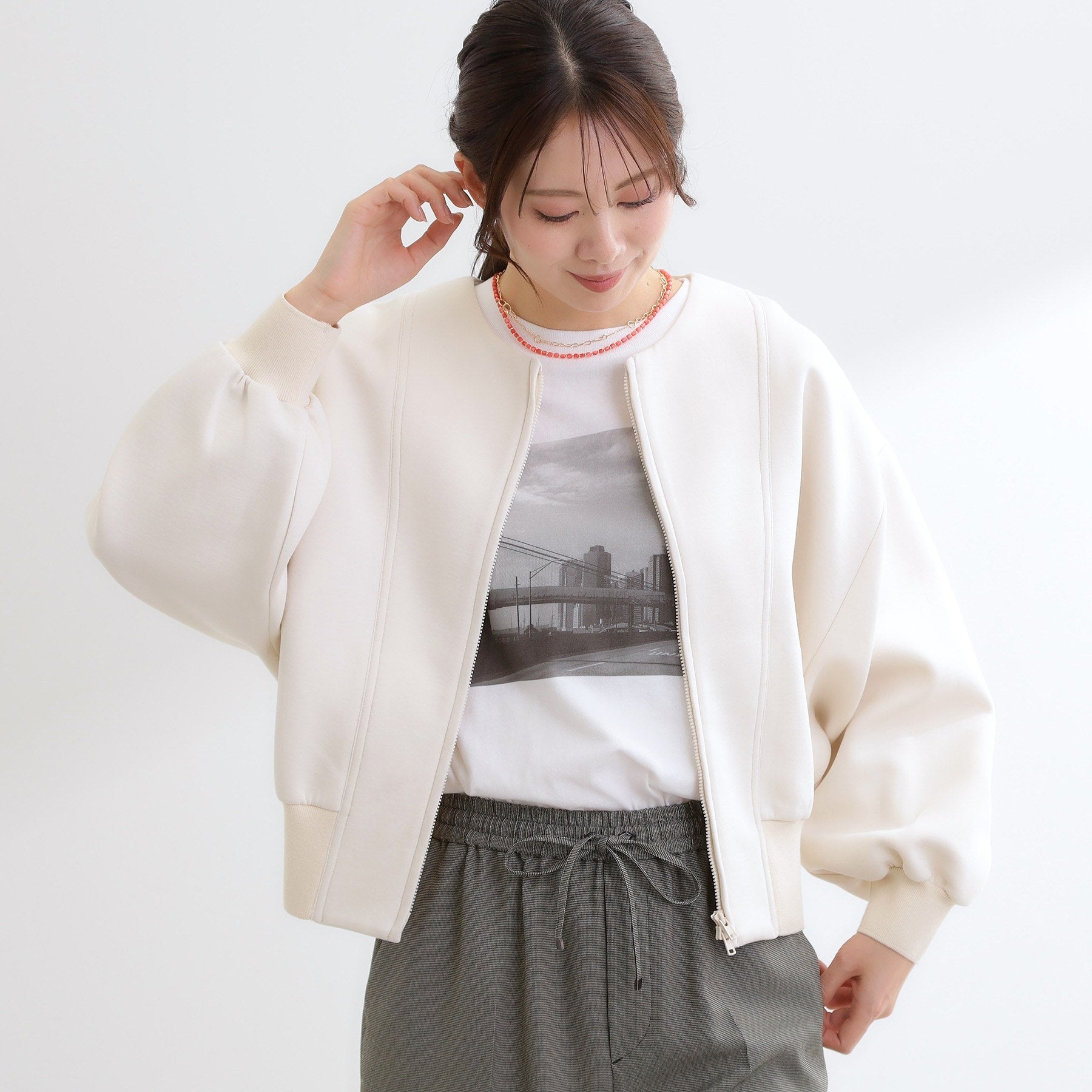 リフレクト Reflect ダブルジップライトブルゾン （ブラック(019)） ブラック(019)