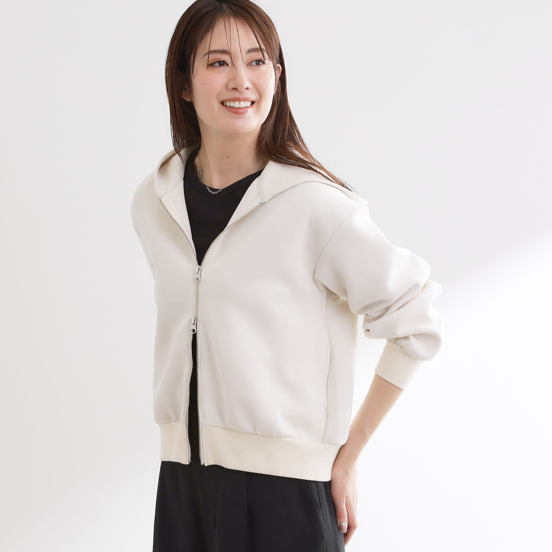 リフレクト Reflect ダブルジップドロップショルダーパーカー （グレージュ(050)） グレージュ(050)