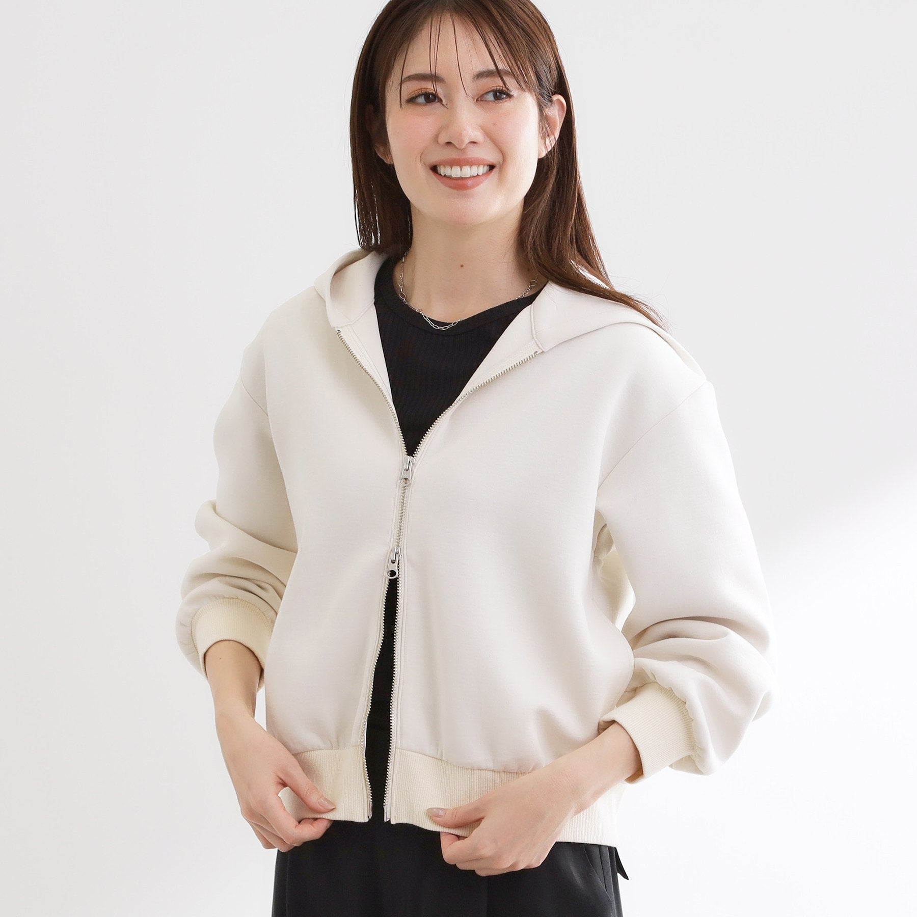 リフレクト Reflect ダブルジップドロップショルダーパーカー （グレージュ(050)） グレージュ(050)