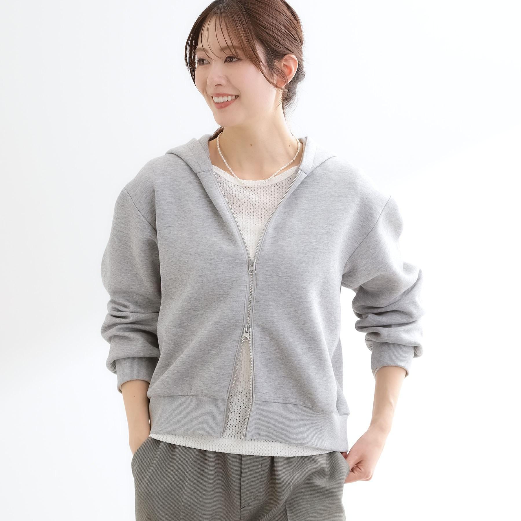 リフレクト Reflect ダブルジップドロップショルダーパーカー （グレージュ(050)） グレージュ(050)