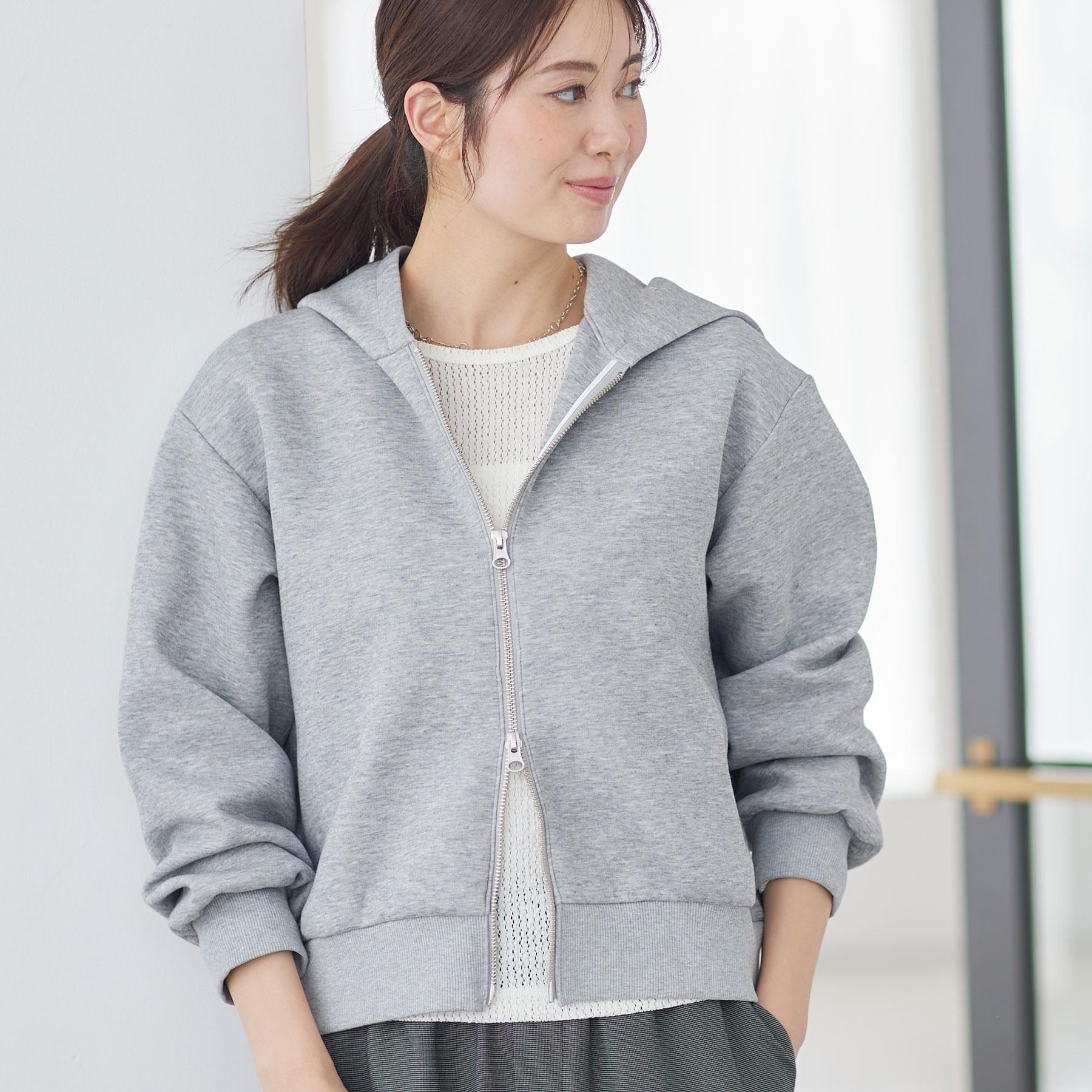 リフレクト Reflect ダブルジップドロップショルダーパーカー （グレージュ(050)） グレージュ(050)