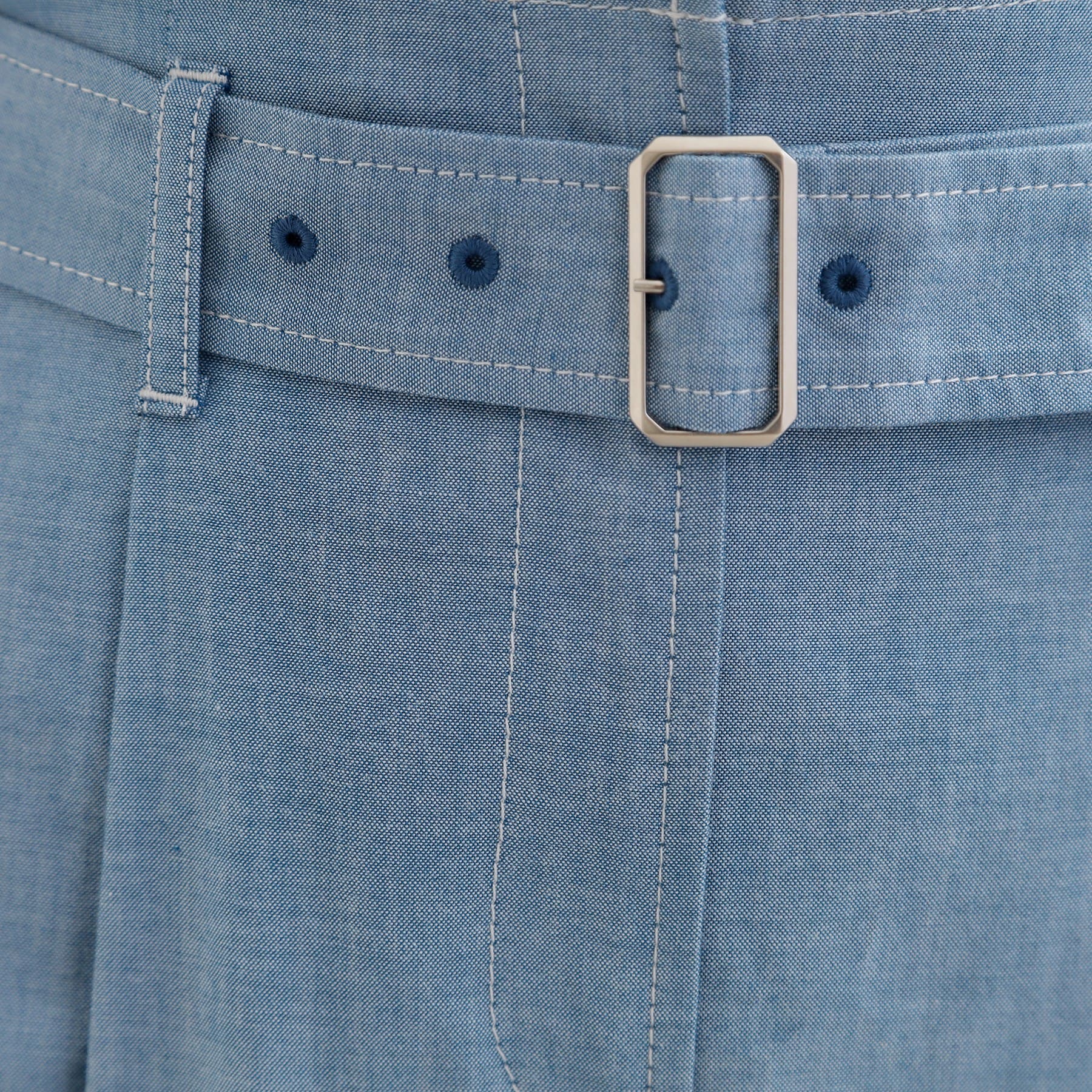 リフレクト Reflect ダンガリータックフレアスカート （ブルー(093)） ブルー(093)