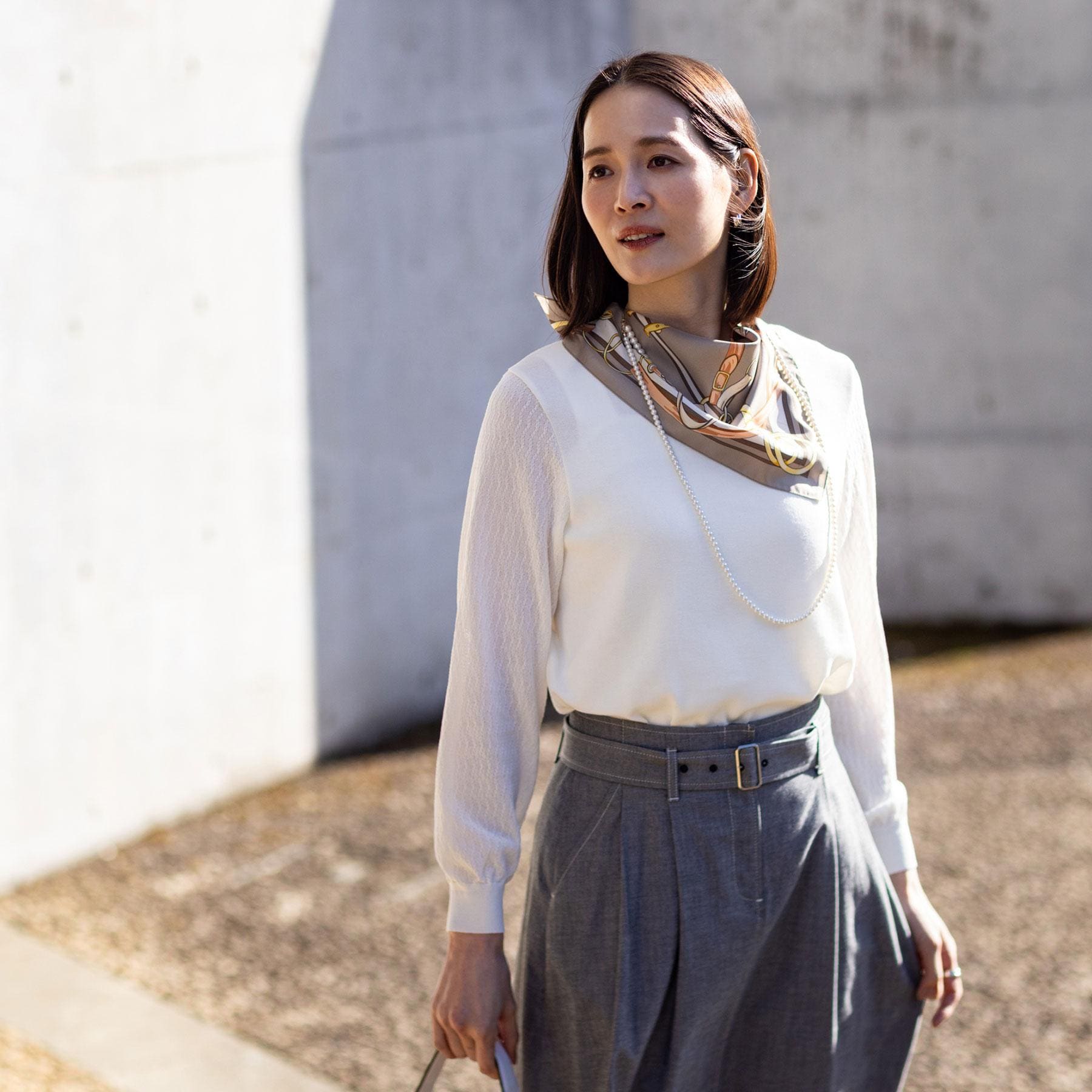 リフレクト Reflect ダンガリータックフレアスカート （ブルー(093)） ブルー(093)