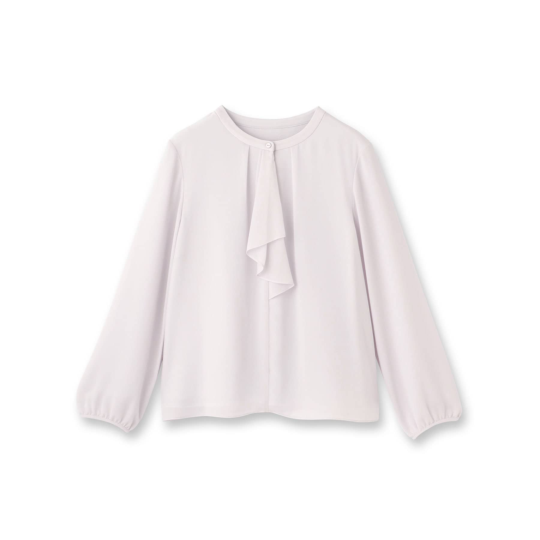 リフレクト Reflect フロントフリルシフォンブラウス （アイボリー(104)） アイボリー(104)
