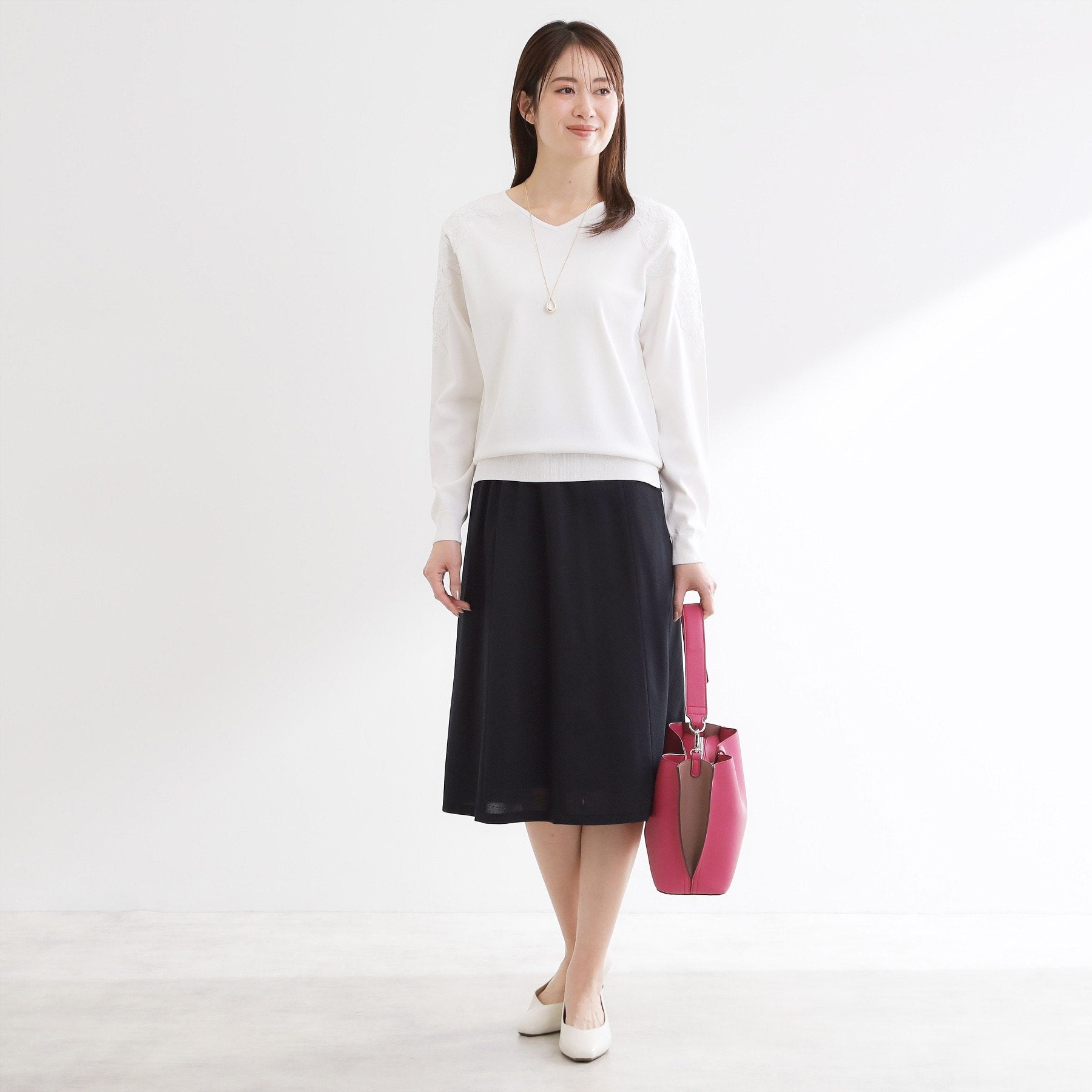 リフレクト Reflect 【匠シリーズ】ソフトフレアスカート （ネイビー(094)） ネイビー(094)