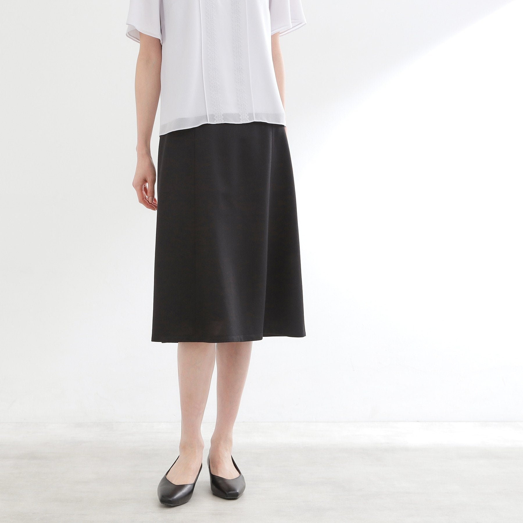 リフレクト Reflect 【匠シリーズ】ソフトフレアスカート （ネイビー(094)） ネイビー(094)