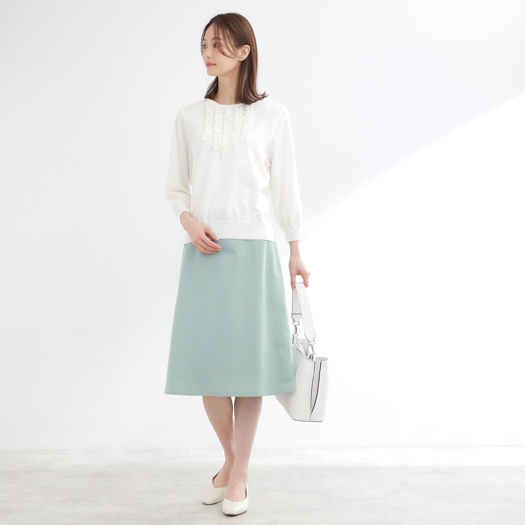 リフレクト Reflect 【匠シリーズ】ソフトフレアスカート （ネイビー(094)） ネイビー(094)