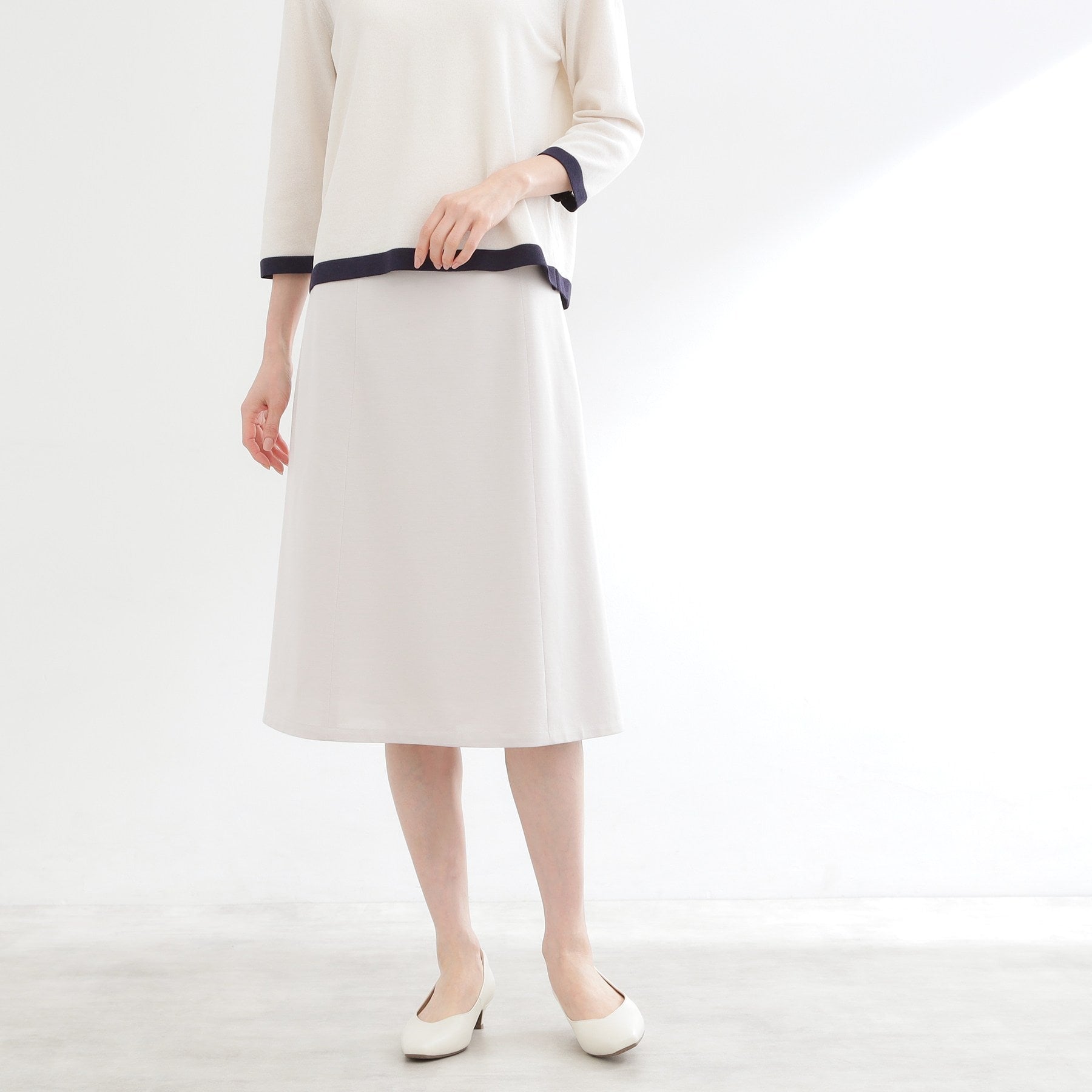 リフレクト Reflect 【匠シリーズ】ソフトフレアスカート （ネイビー(094)） ネイビー(094)