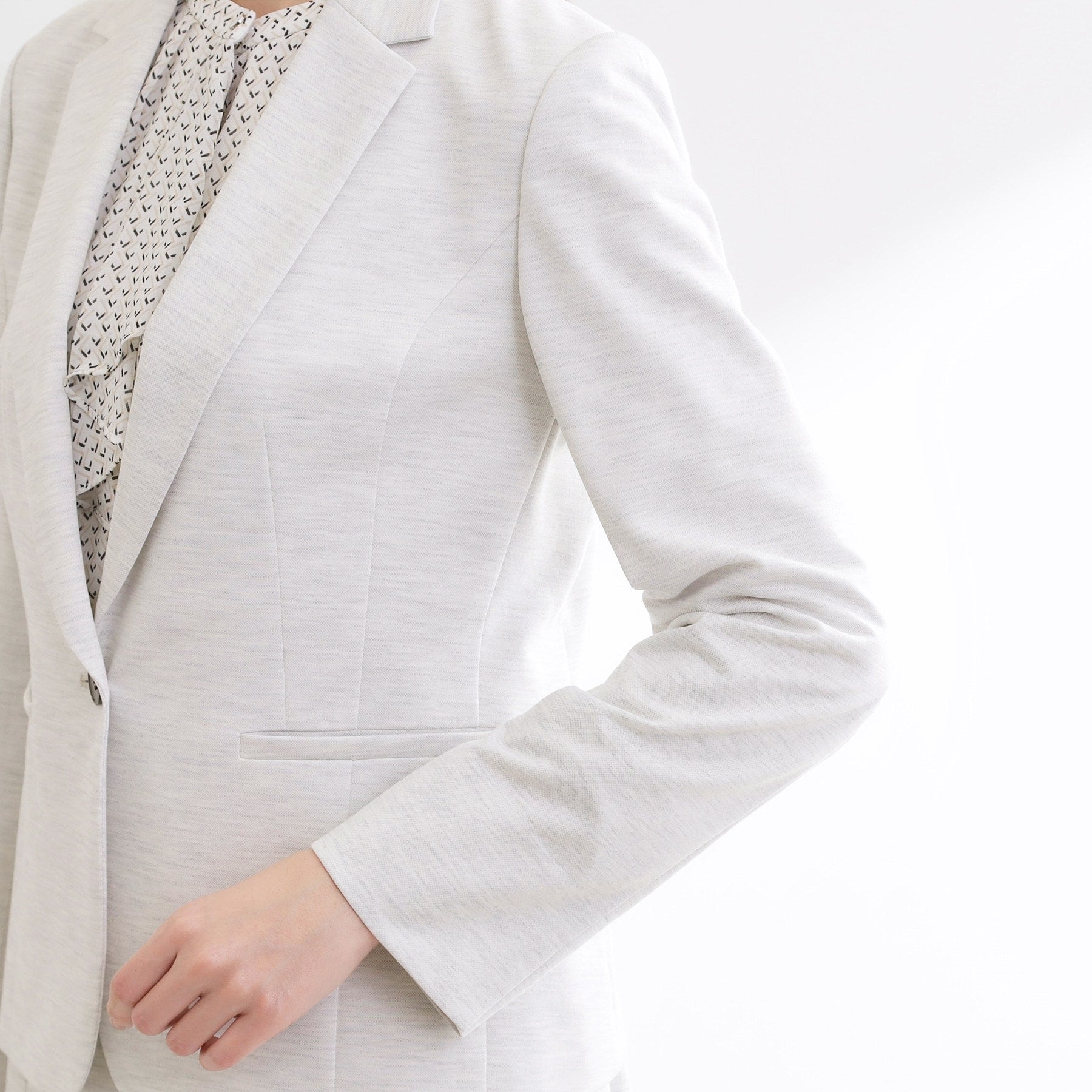 リフレクト Reflect 【匠シリーズ】匠ジャケット／ベーシックテーラード （ライトグレー(011)） ライトグレー(011)