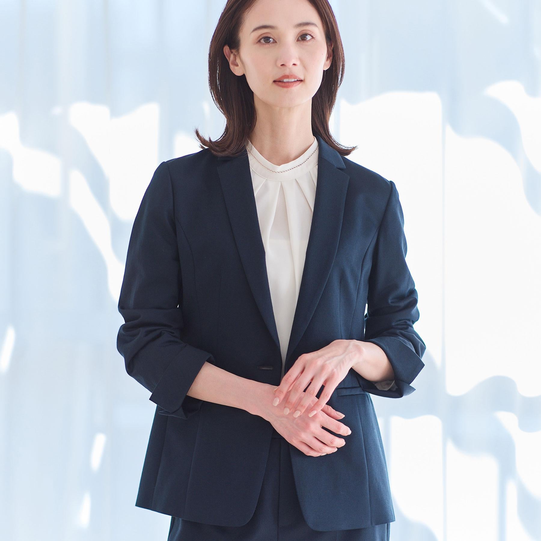 リフレクト Reflect 【匠シリーズ】匠ジャケット／ロングテーラード （ネイビー(094)） ネイビー(094)