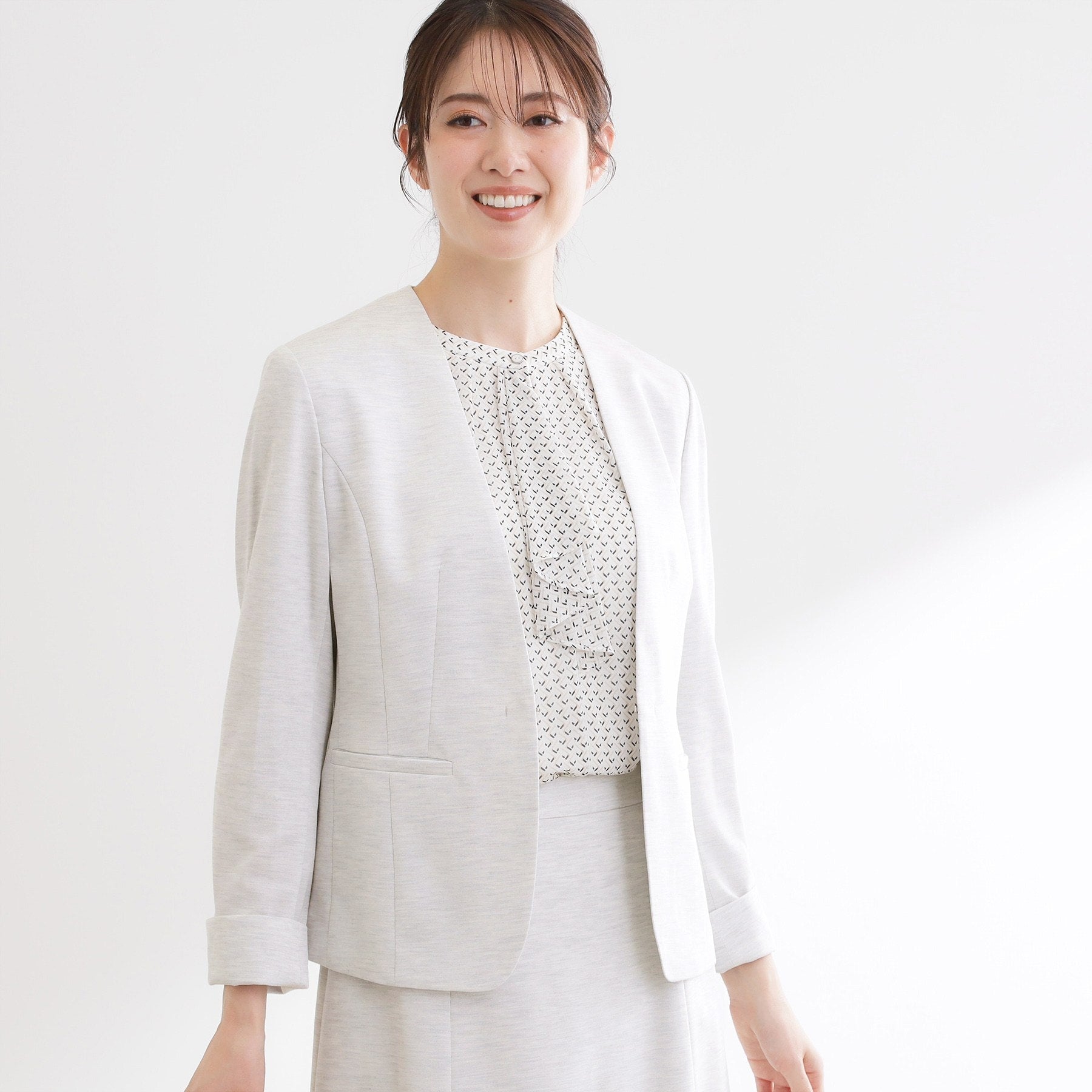 リフレクト Reflect 【匠シリーズ】匠ジャケット／ノーカラー （ネイビー(094)） ネイビー(094)