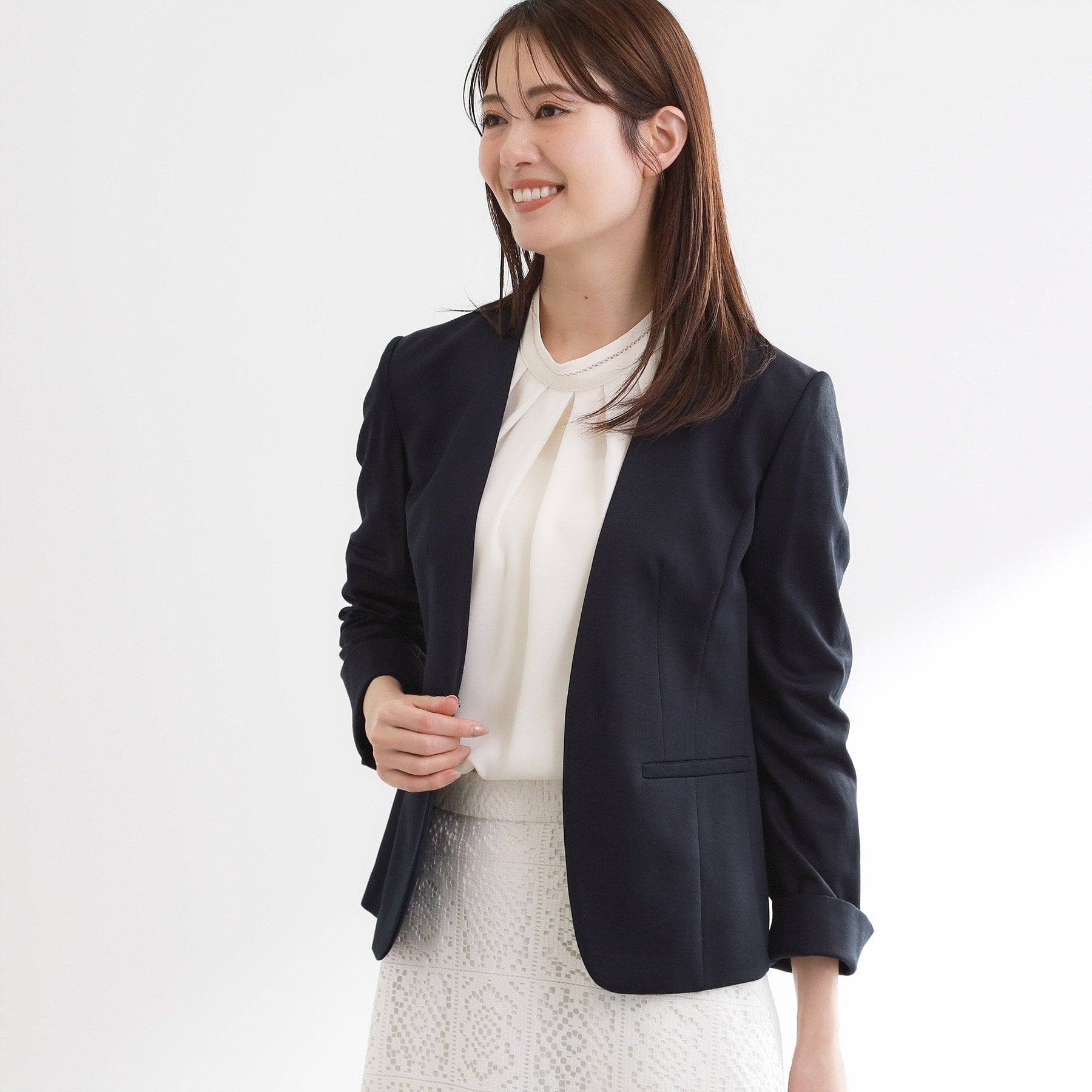 リフレクト Reflect 【匠シリーズ】匠ジャケット／ノーカラー （ネイビー(094)） ネイビー(094)