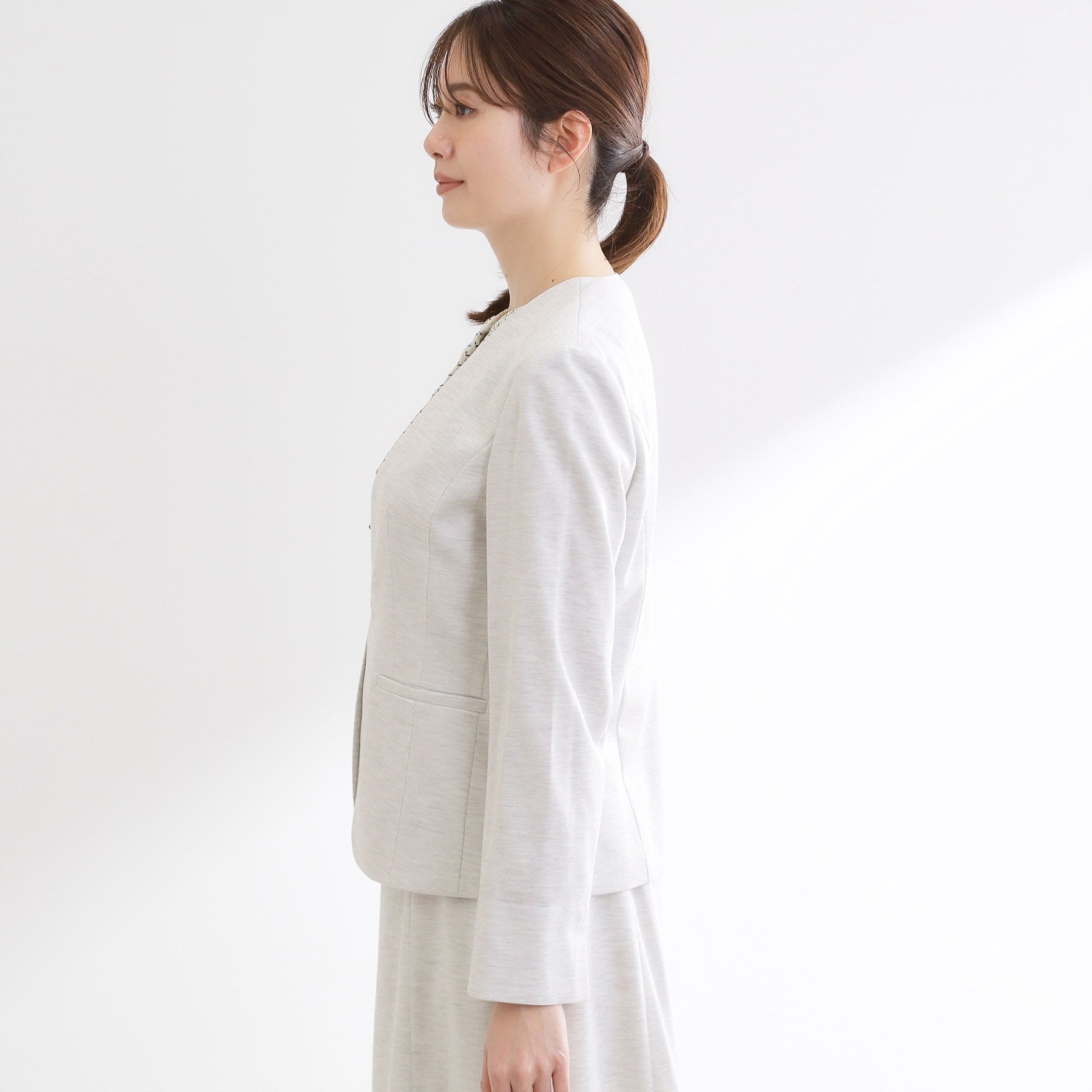 リフレクト Reflect 【匠シリーズ】匠ジャケット／ノーカラー （ネイビー(094)） ネイビー(094)