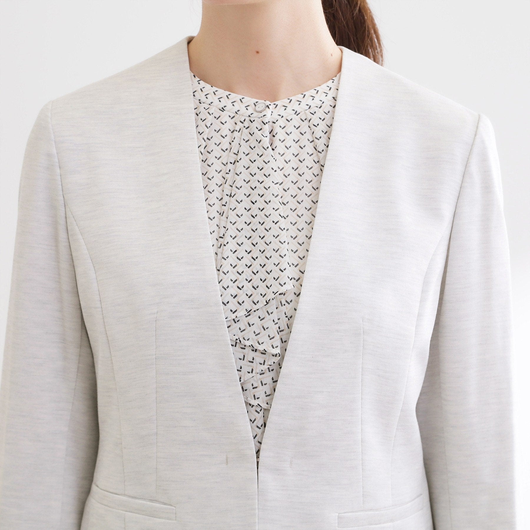 リフレクト Reflect 【匠シリーズ】匠ジャケット／ノーカラー （ネイビー(094)） ネイビー(094)