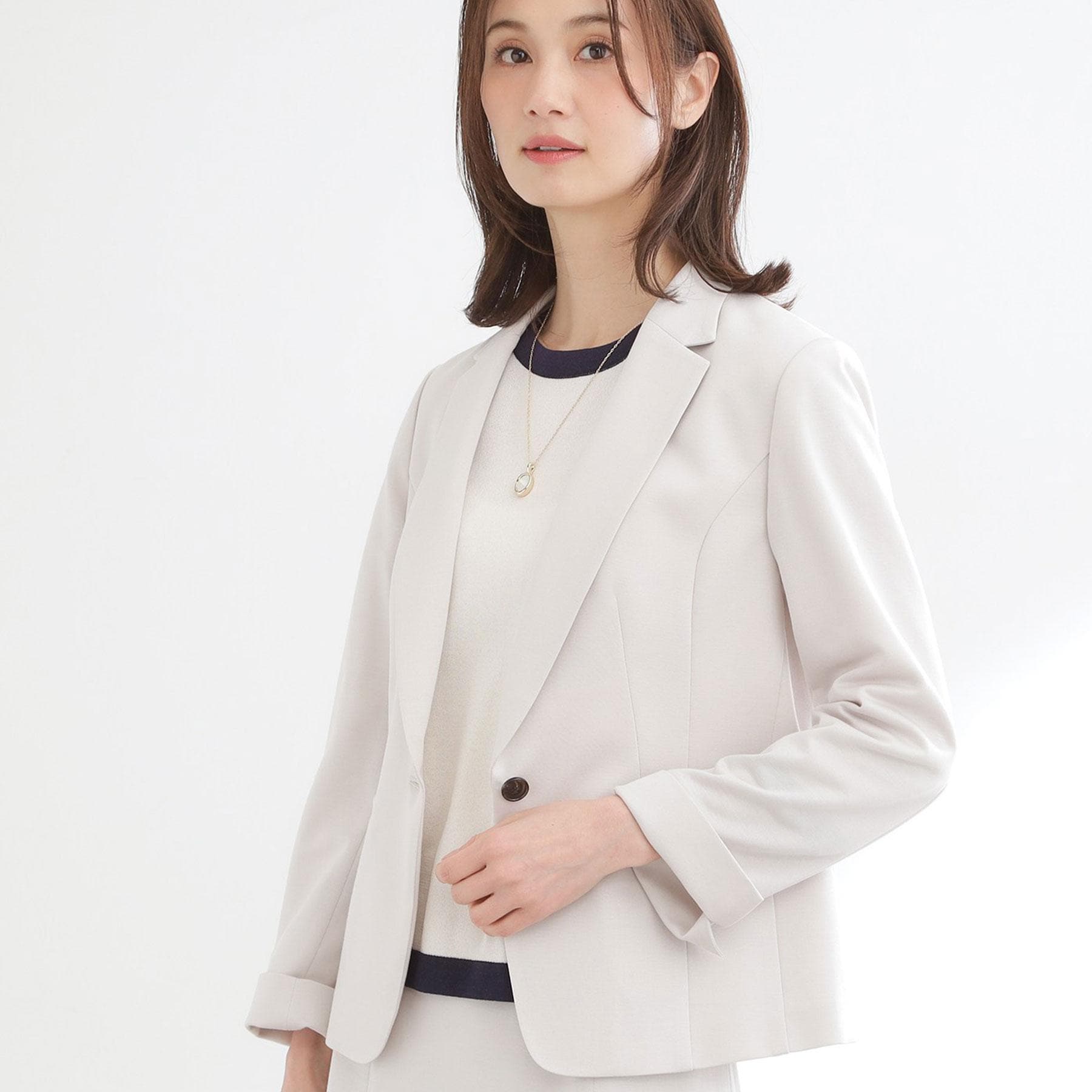 リフレクト Reflect 【匠シリーズ】匠ジャケット／ベーシックテーラード （グレージュ(050)） グレージュ(050)