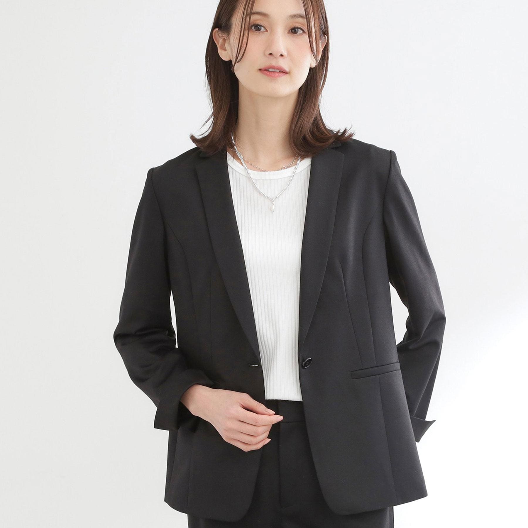 リフレクト Reflect 【匠シリーズ】匠ジャケット／ロングテーラード （ブラック(019)） ブラック(019)