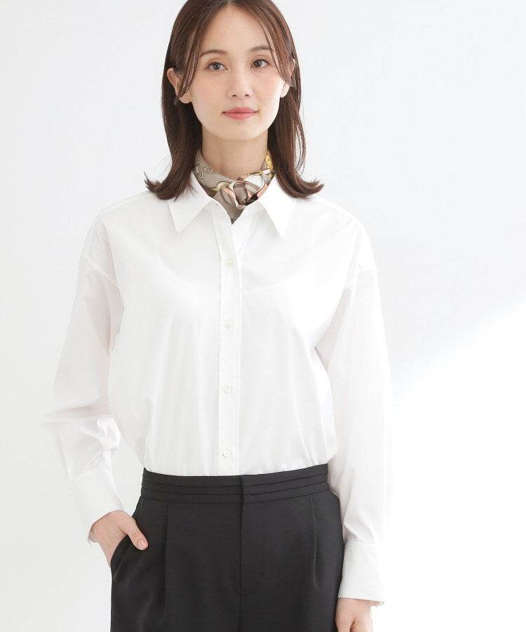 リフレクト Reflect ◆【羽織りにも◎】タイプライタービッグシャツ （サックスブルー(090)） サックスブルー(090)