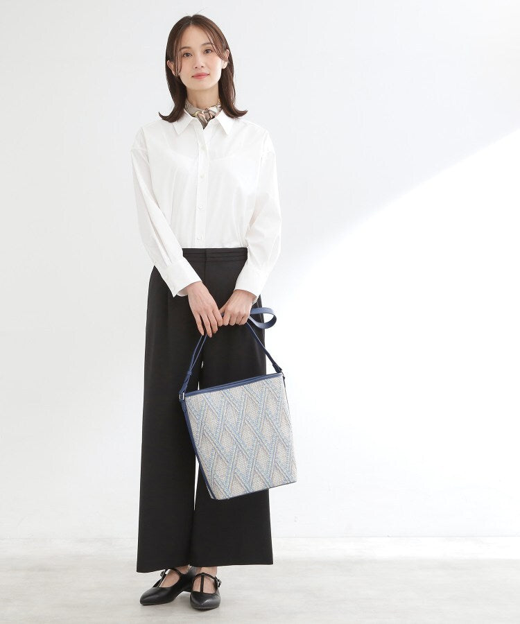 リフレクト Reflect ◆【羽織りにも◎】タイプライタービッグシャツ （サックスブルー(090)） サックスブルー(090)