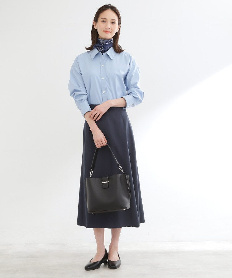 リフレクト Reflect ◆【羽織りにも◎】タイプライタービッグシャツ （サックスブルー(090)） サックスブルー(090)