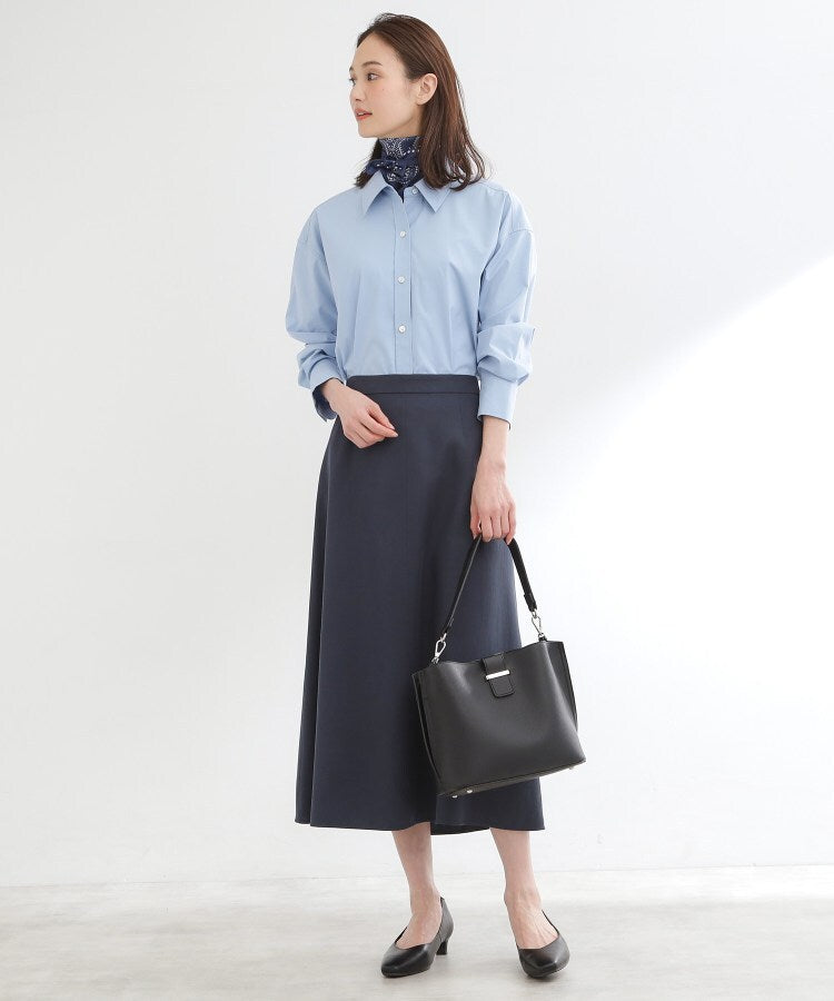 リフレクト Reflect ◆【羽織りにも◎】タイプライタービッグシャツ （サックスブルー(090)） サックスブルー(090)