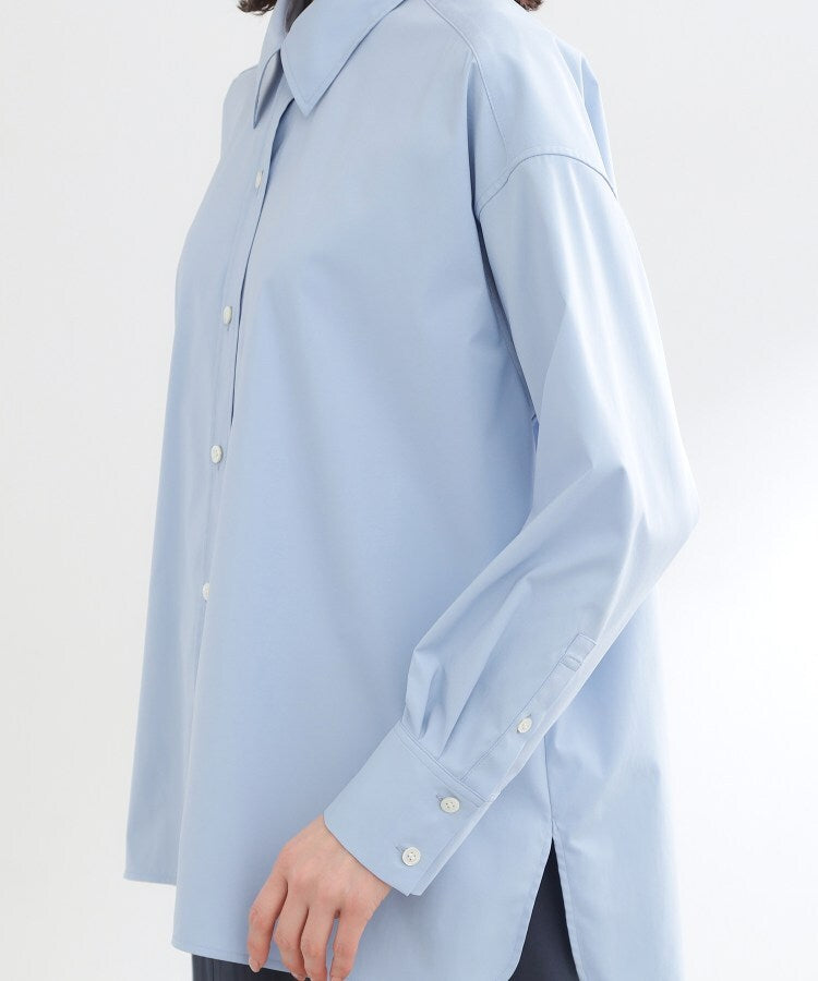リフレクト Reflect ◆【羽織りにも◎】タイプライタービッグシャツ （サックスブルー(090)） サックスブルー(090)