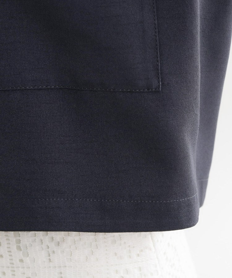 リフレクト Reflect ◆リネンライクシャツブルゾン （ライトグレー(011)） ライトグレー(011)