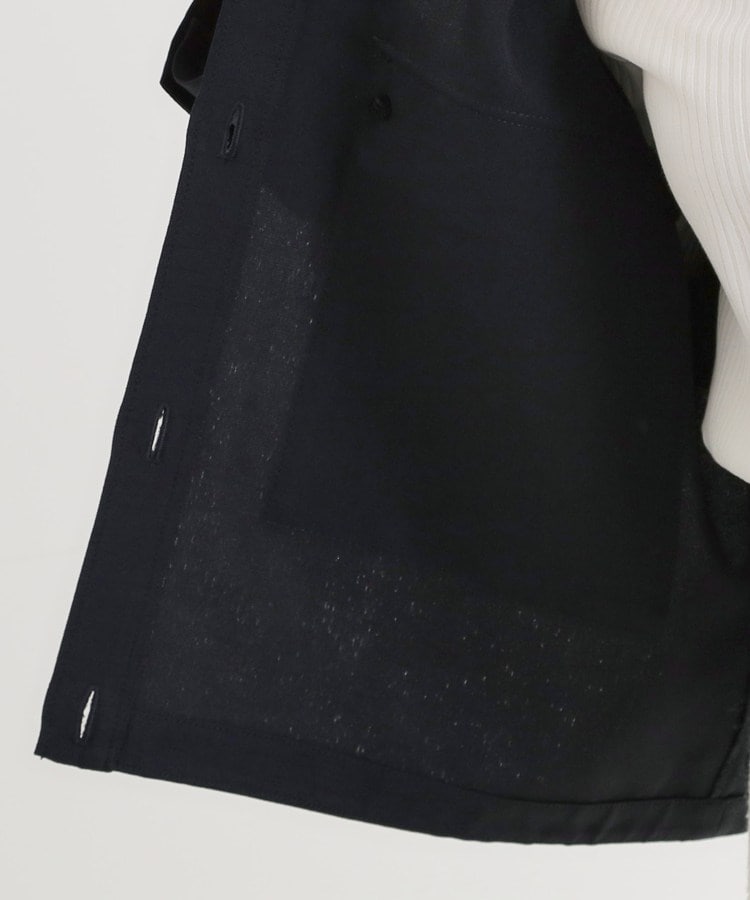 リフレクト Reflect ◆リネンライクシャツブルゾン （ライトグレー(011)） ライトグレー(011)