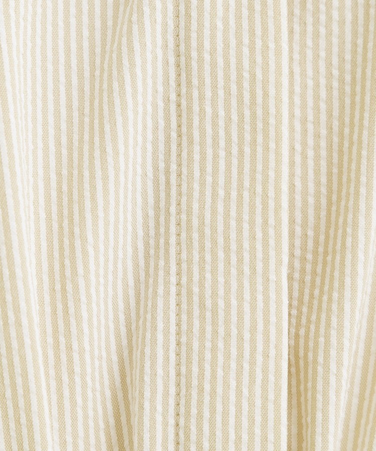 リフレクト Reflect ◆フレンチスリーブシャツワンピース （グレージュ(350)） グレージュ(350)
