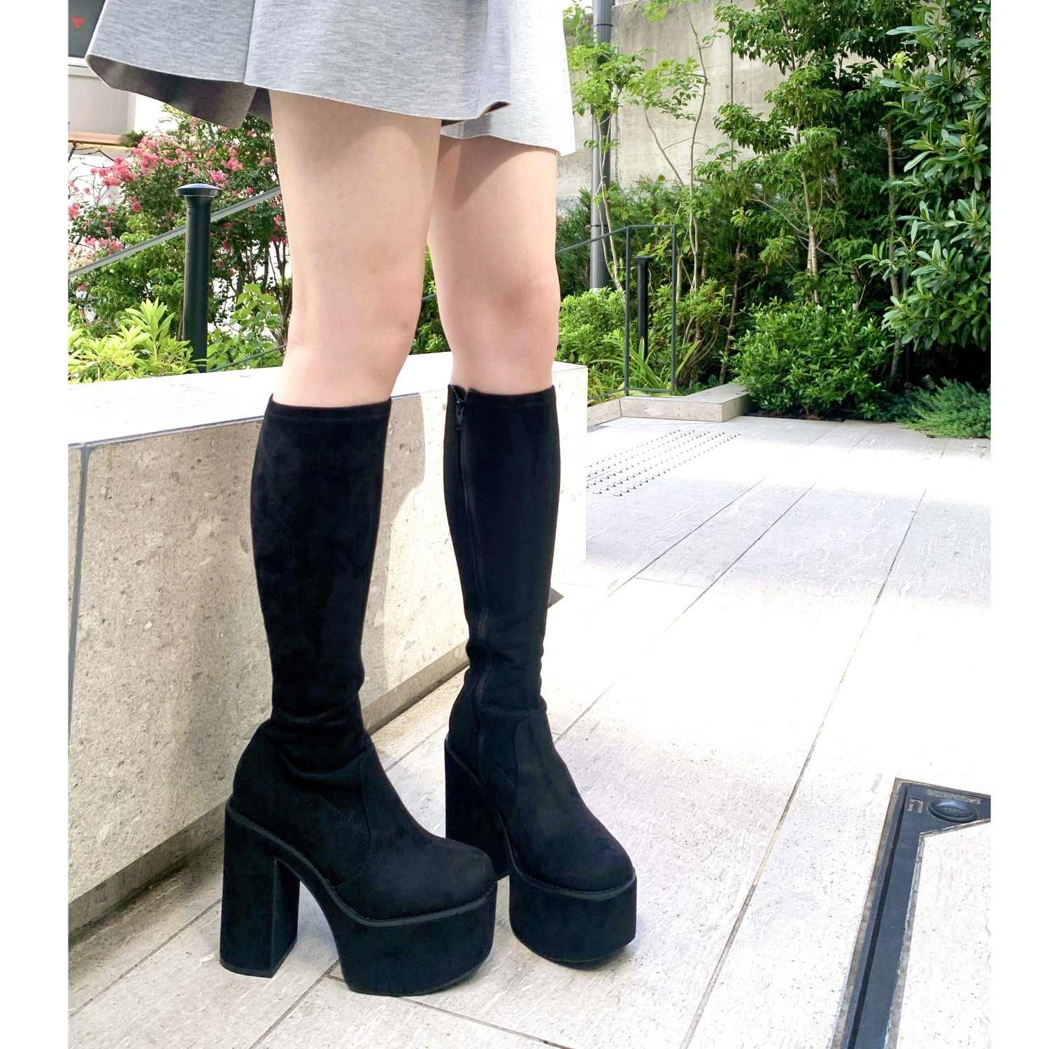 R&E R&E Platform Long Boots